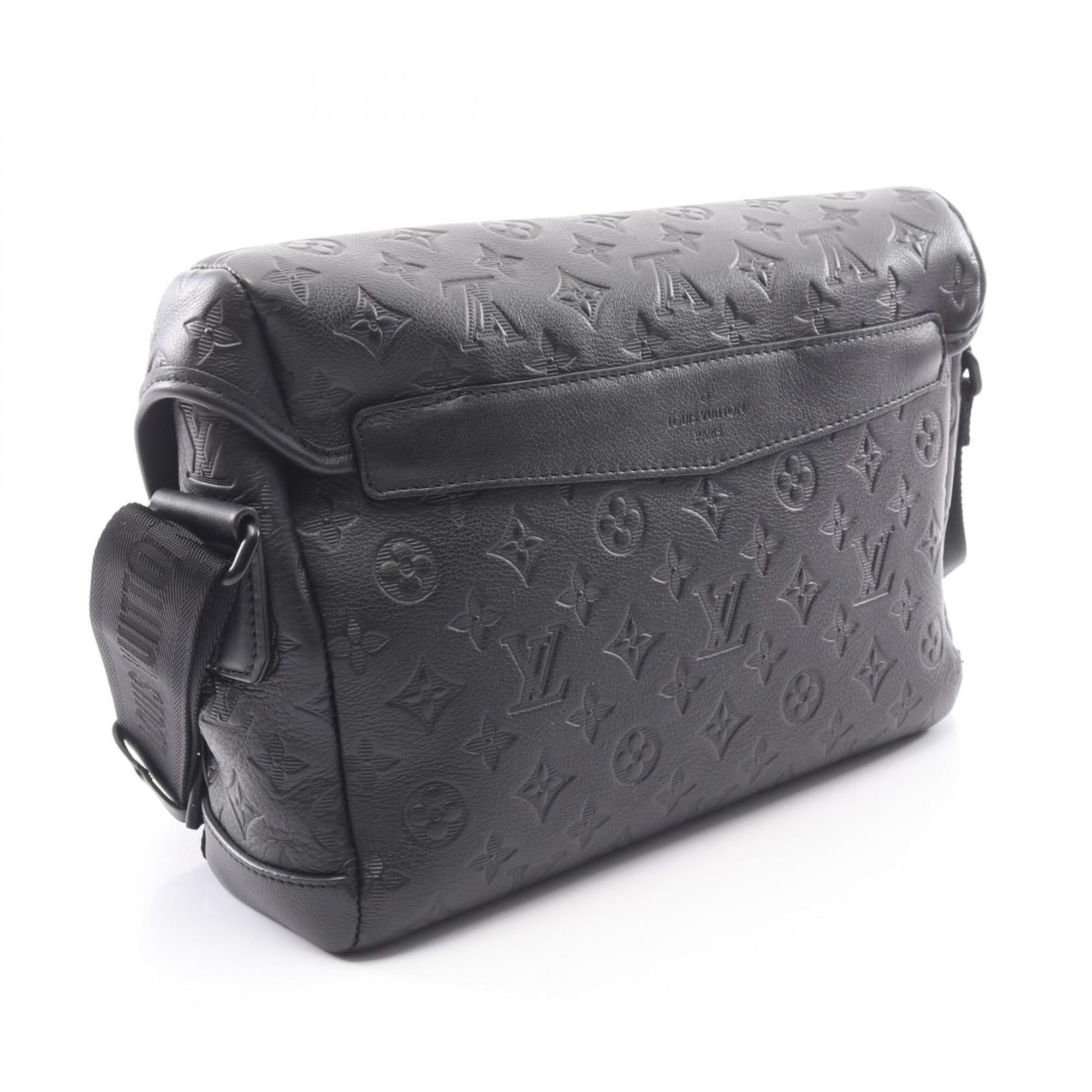Louis Vuitton Black Monogram Shadow Handbag Shoulder Bag (Pre-Owned)