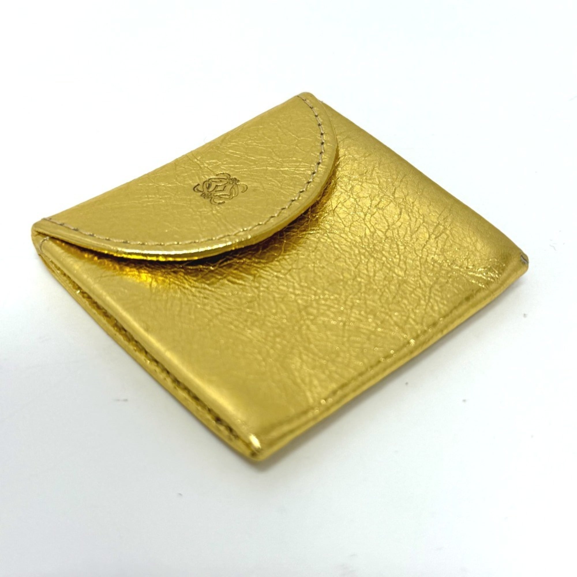 Loewe Brown Leather Clutch Bag Pouch (Pre-Owned)