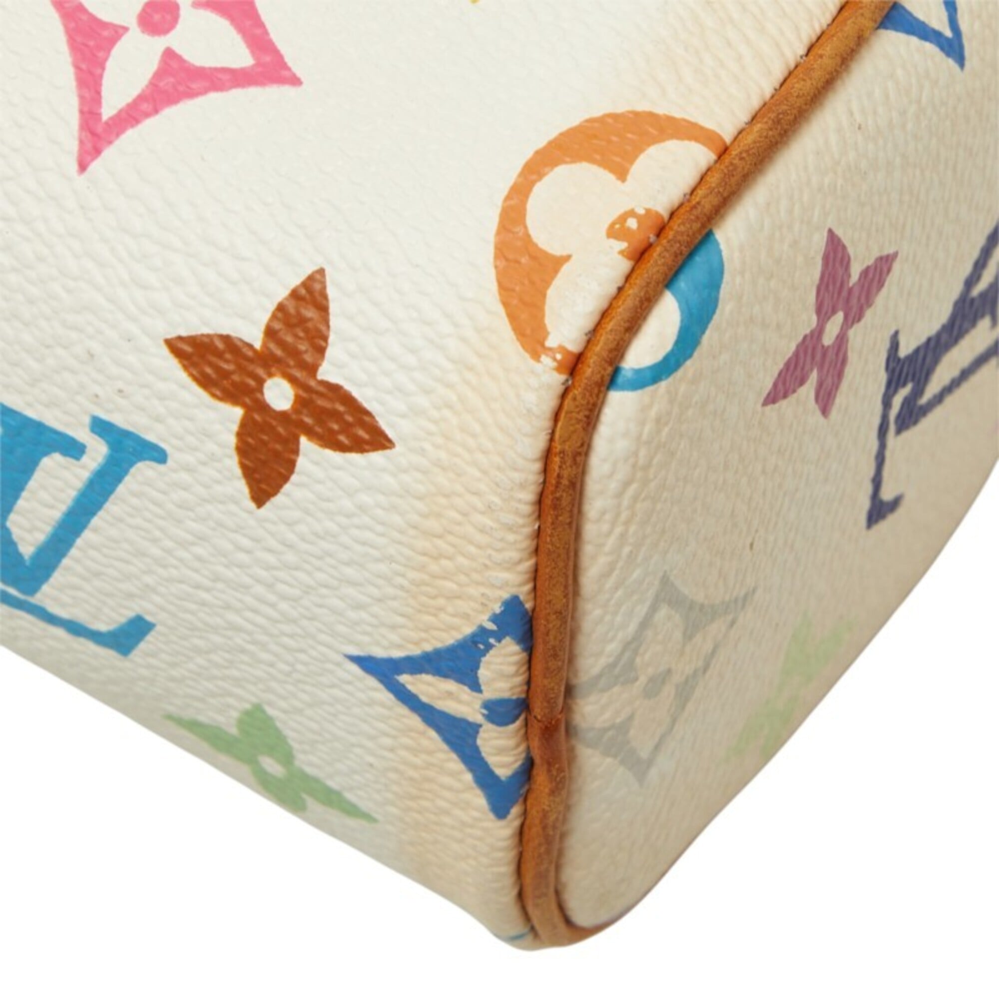 Louis Vuitton Monogram Multi-Color White Pvc Leather Handbag Shoulder Bag (Pre-Owned)