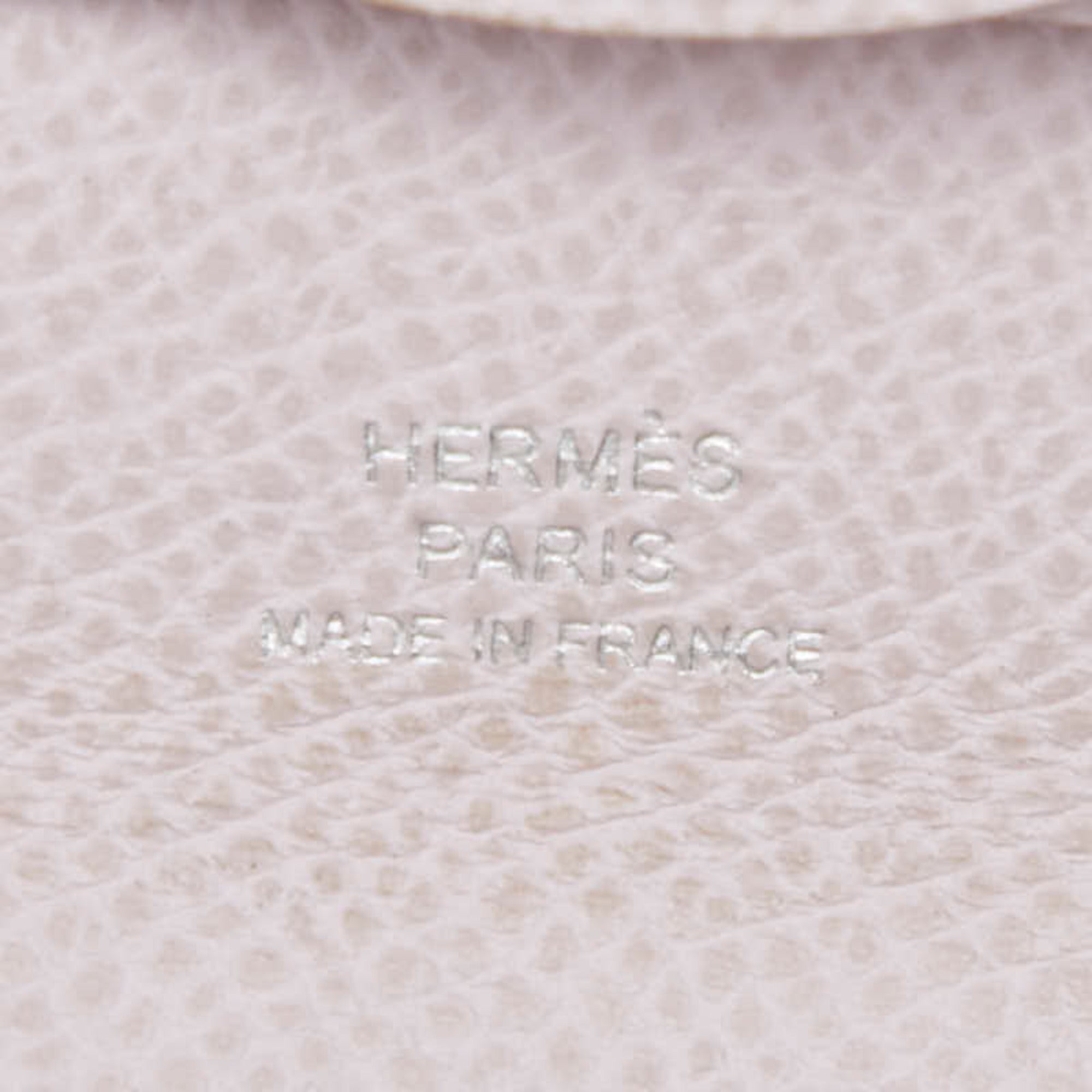 Hermes Light Pink Pink Epsom Leather Coin Purse/Coin Case (Pre-Owned)