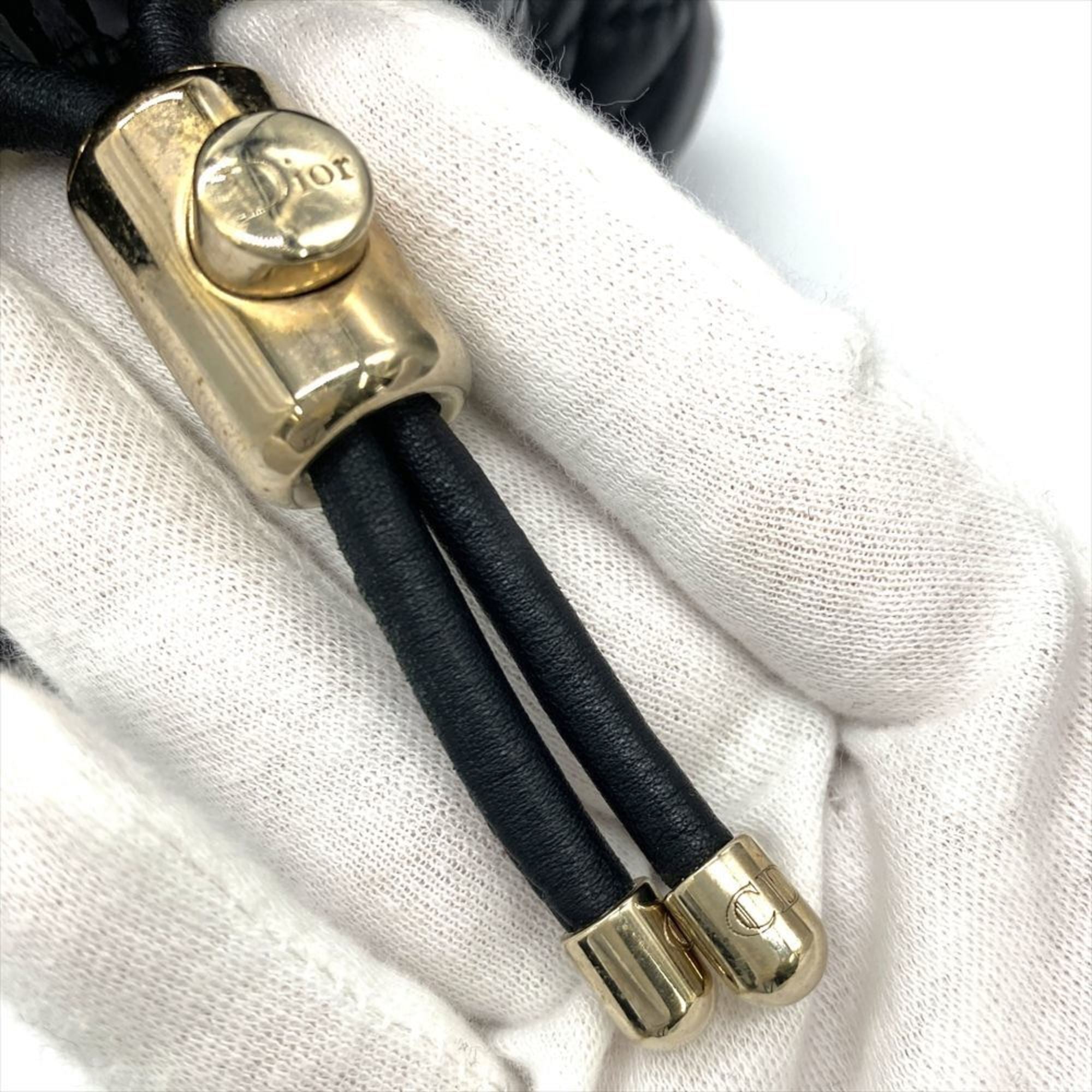 Christian Dior Black Leather Handbag (Pre-Owned)
