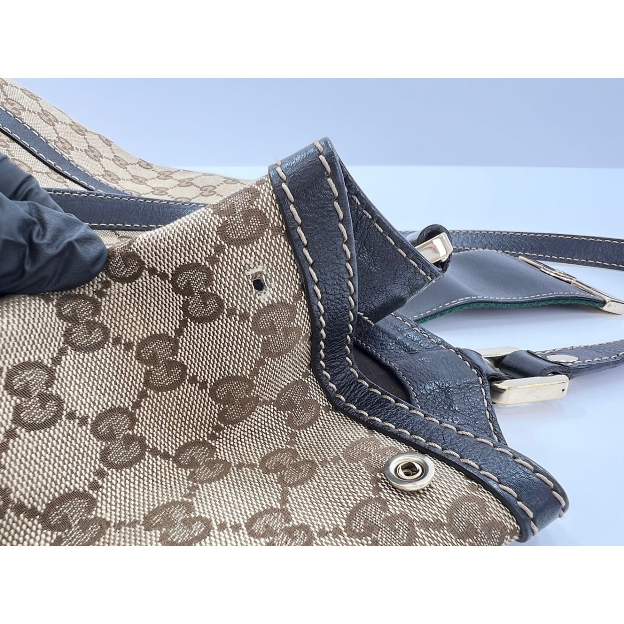 Gucci Brown Gg Canvas Tote Bag (Pre-Owned)