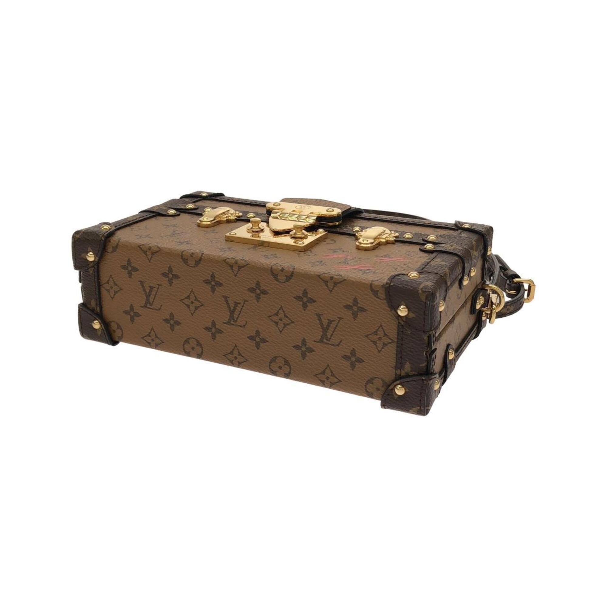 Louis Vuitton Monogram Reverse Marron Coated Canvas Shoulder Bag (Pre-Owned)
