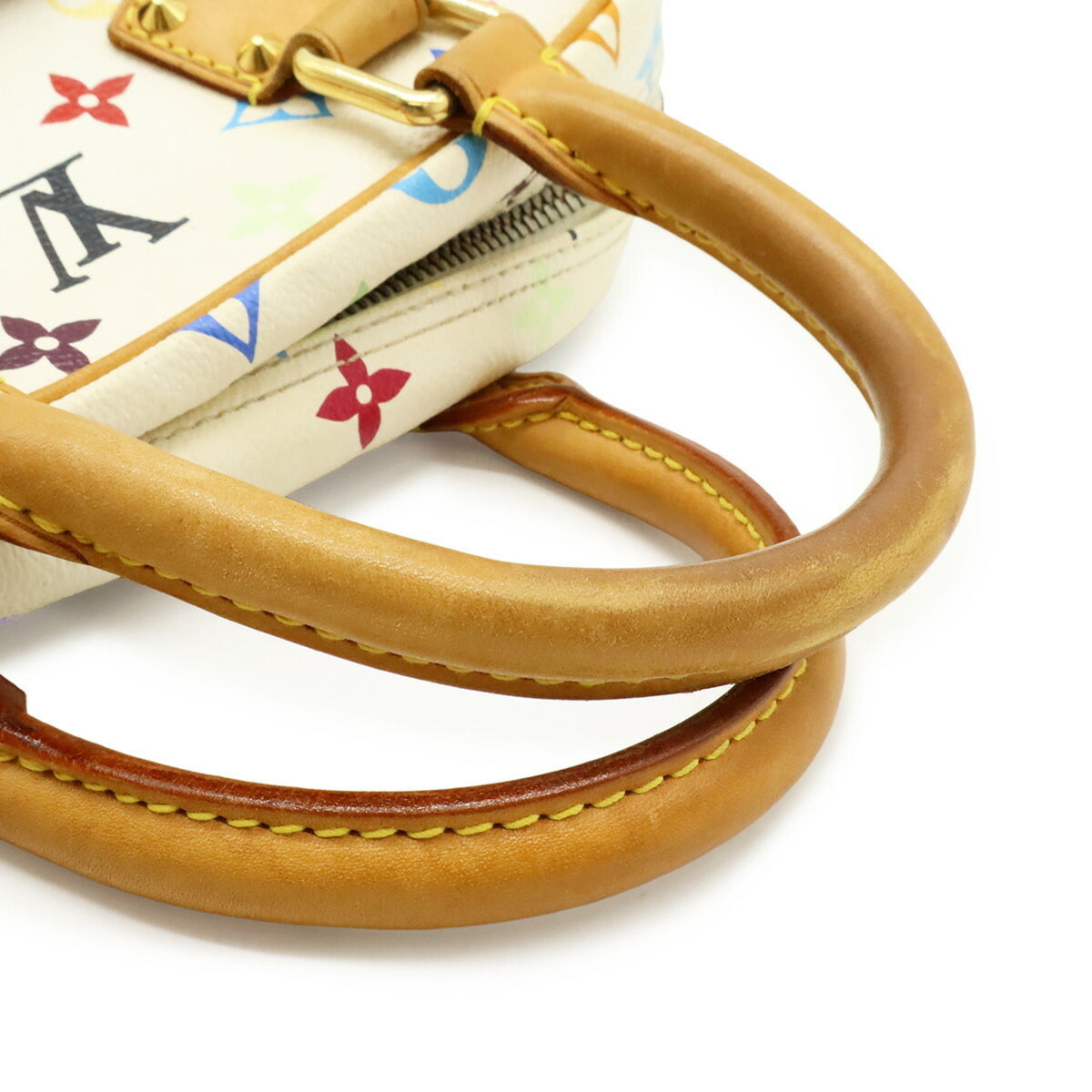 Louis Vuitton Monogram Multicolore Blanc Monogram Handbag (Pre-Owned)