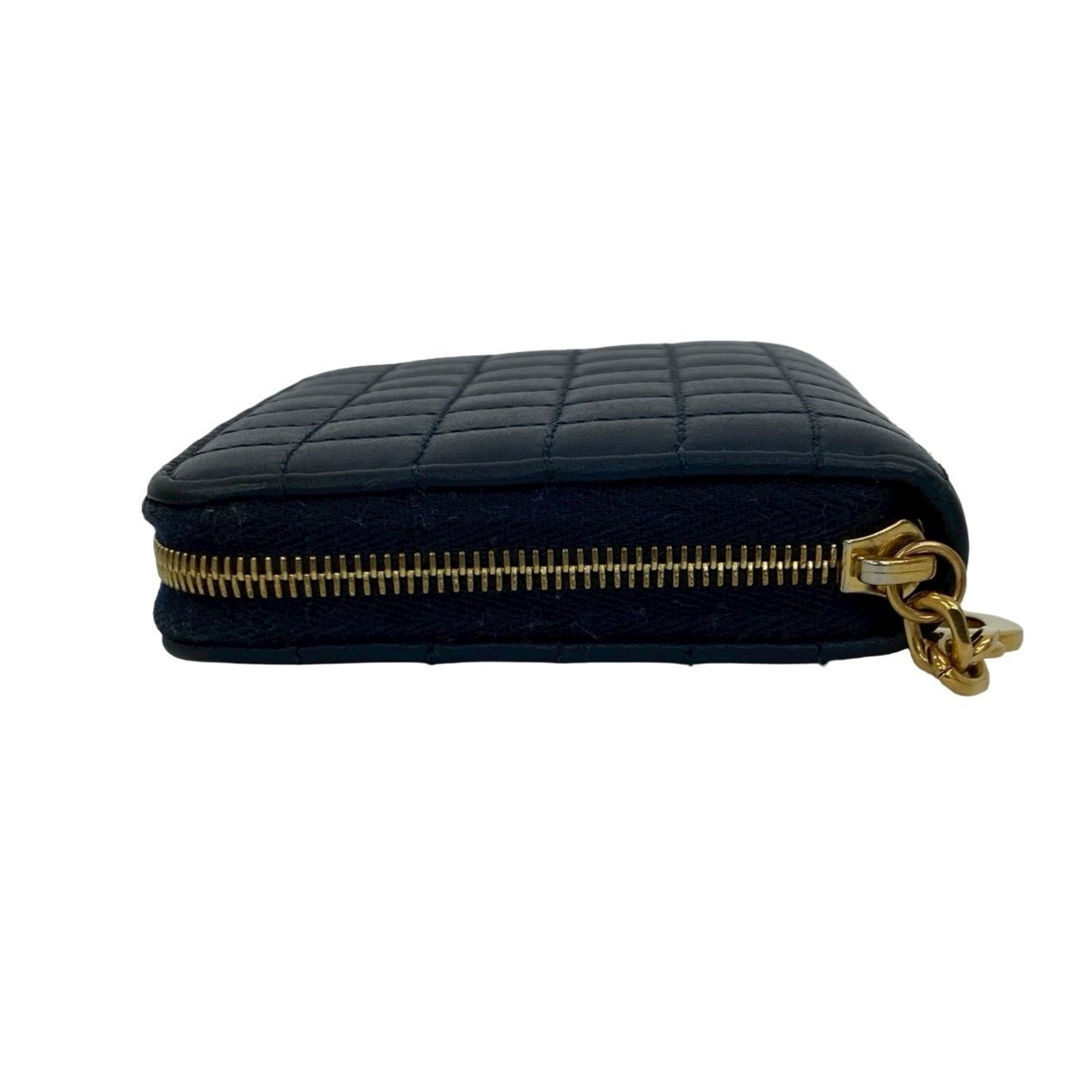 Celine Navy Leather Wallet (Bi-Fold) (Pre-Owned)
