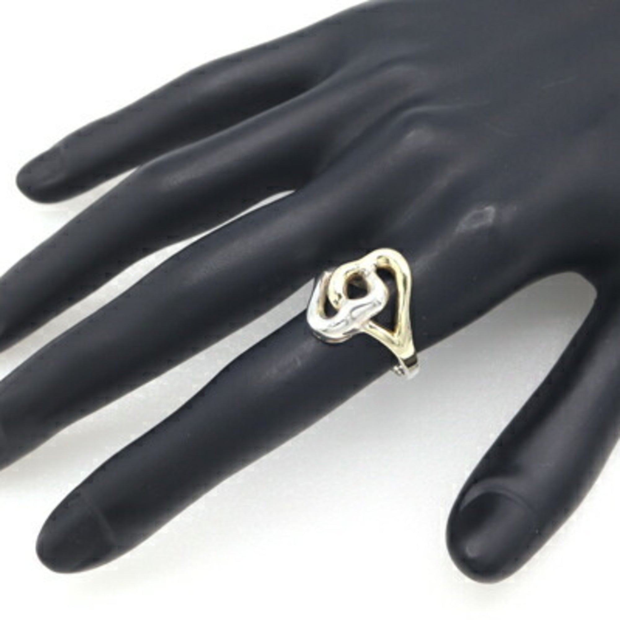 Tiffany Yellow Gold (18K) Sterling Silver 925 Band Ring (Pre-Owned)