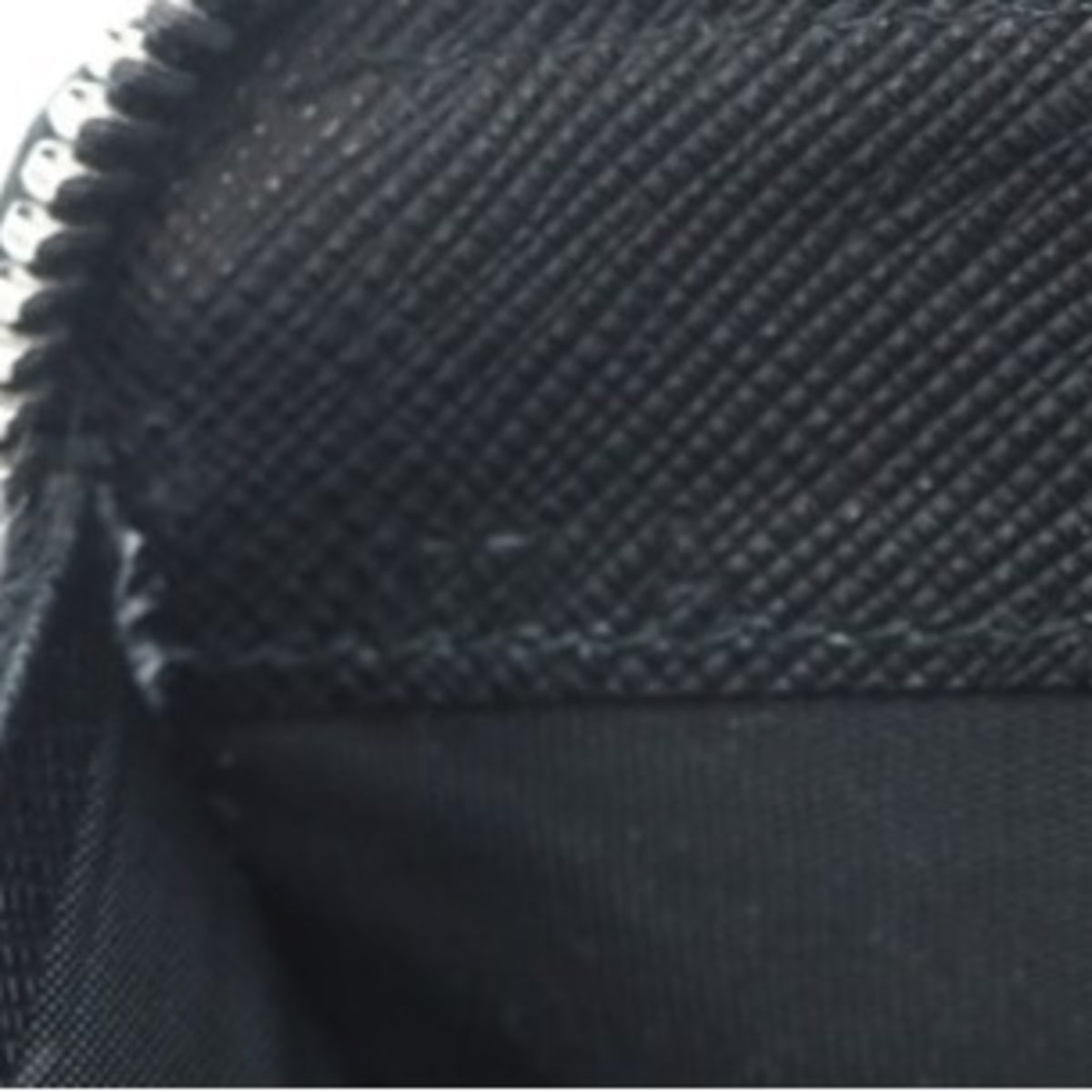 Prada Saffiano Black Leather Saffiano Long Wallet (Bi-Fold) (Pre-Owned)
