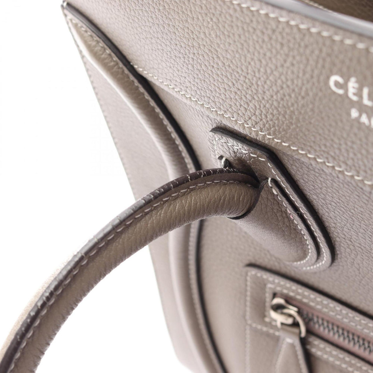 Celine Beige Leather Handbag (Pre-Owned)
