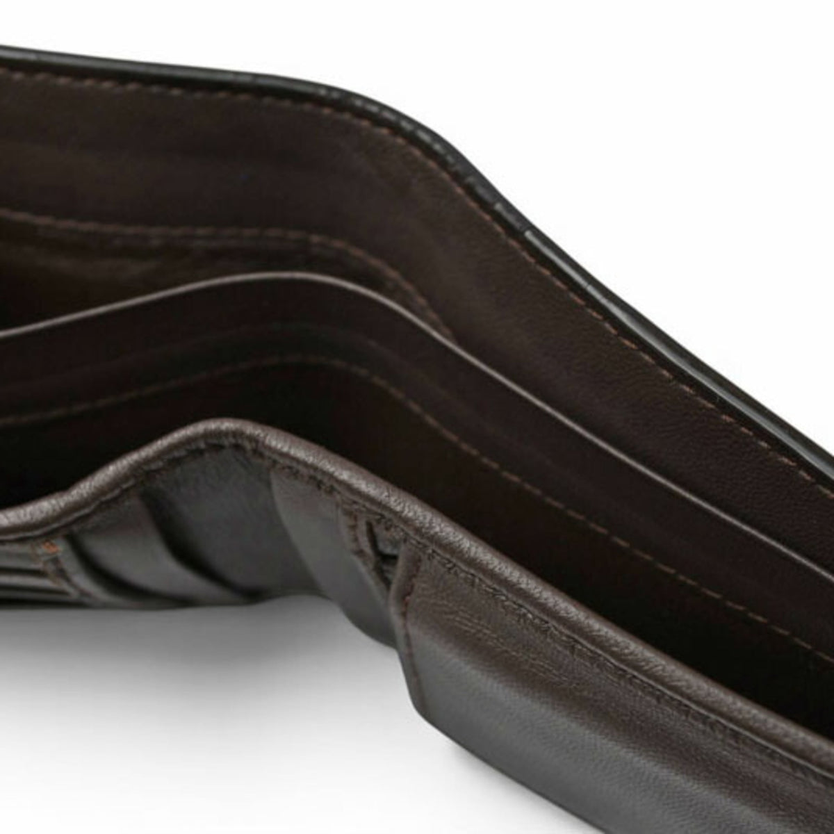 Bottega Veneta Intrecciato Dark Brown Wallet (Bi-Fold) (Pre-Owned)