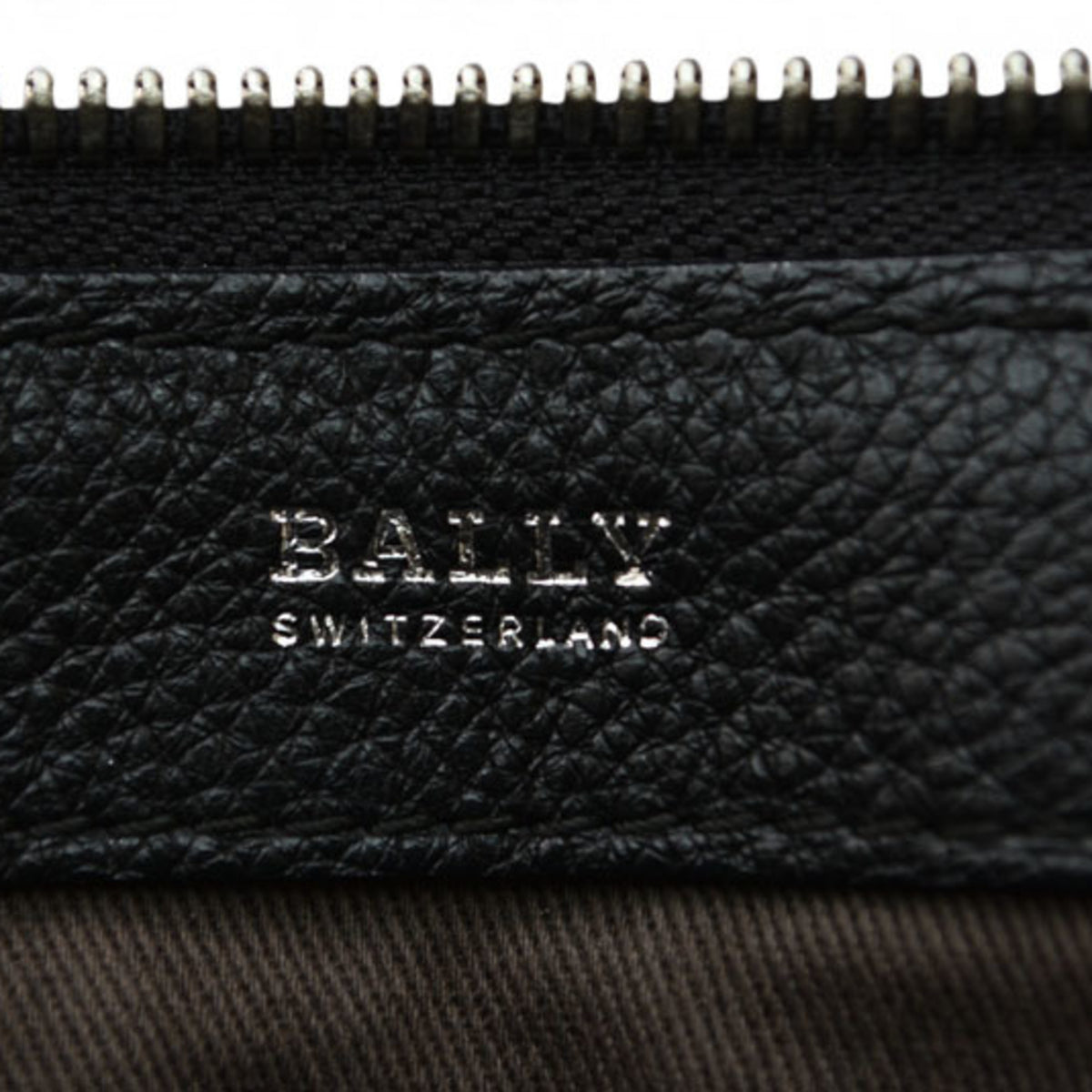 Bally Black Leather Shoulder Bag Tote Bag (Pre-Owned)