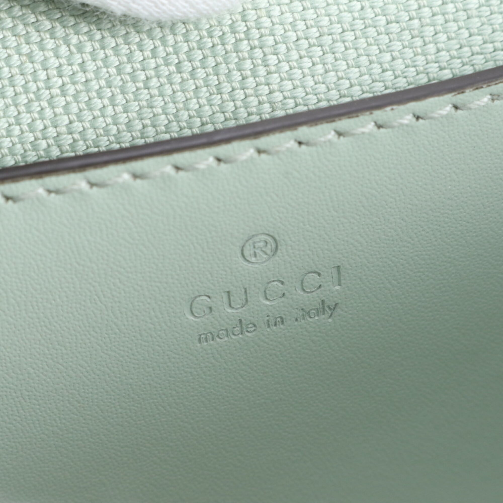 Gucci Emerald Green Leather Shoulder Bag Tote Bag (Pre-Owned)