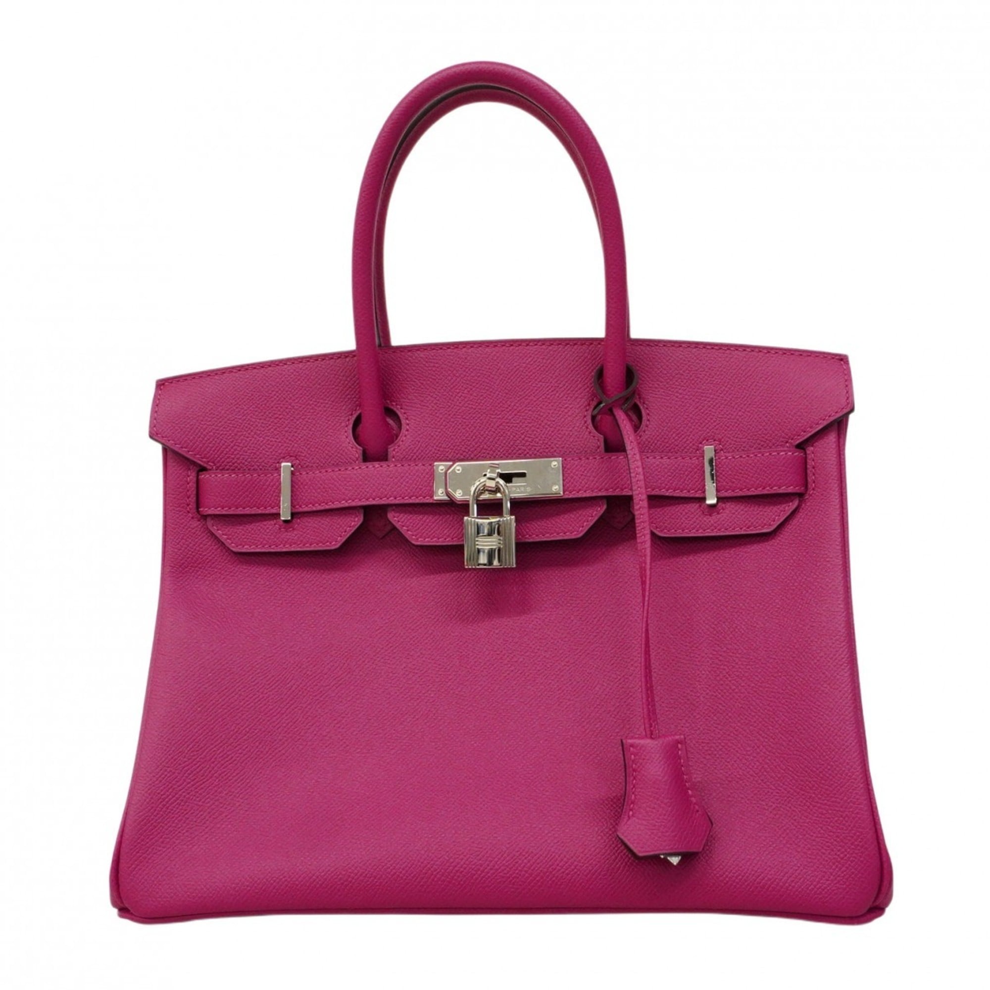 Hermes Rose Purple Epsom Leather Handbag (Pre-Owned)