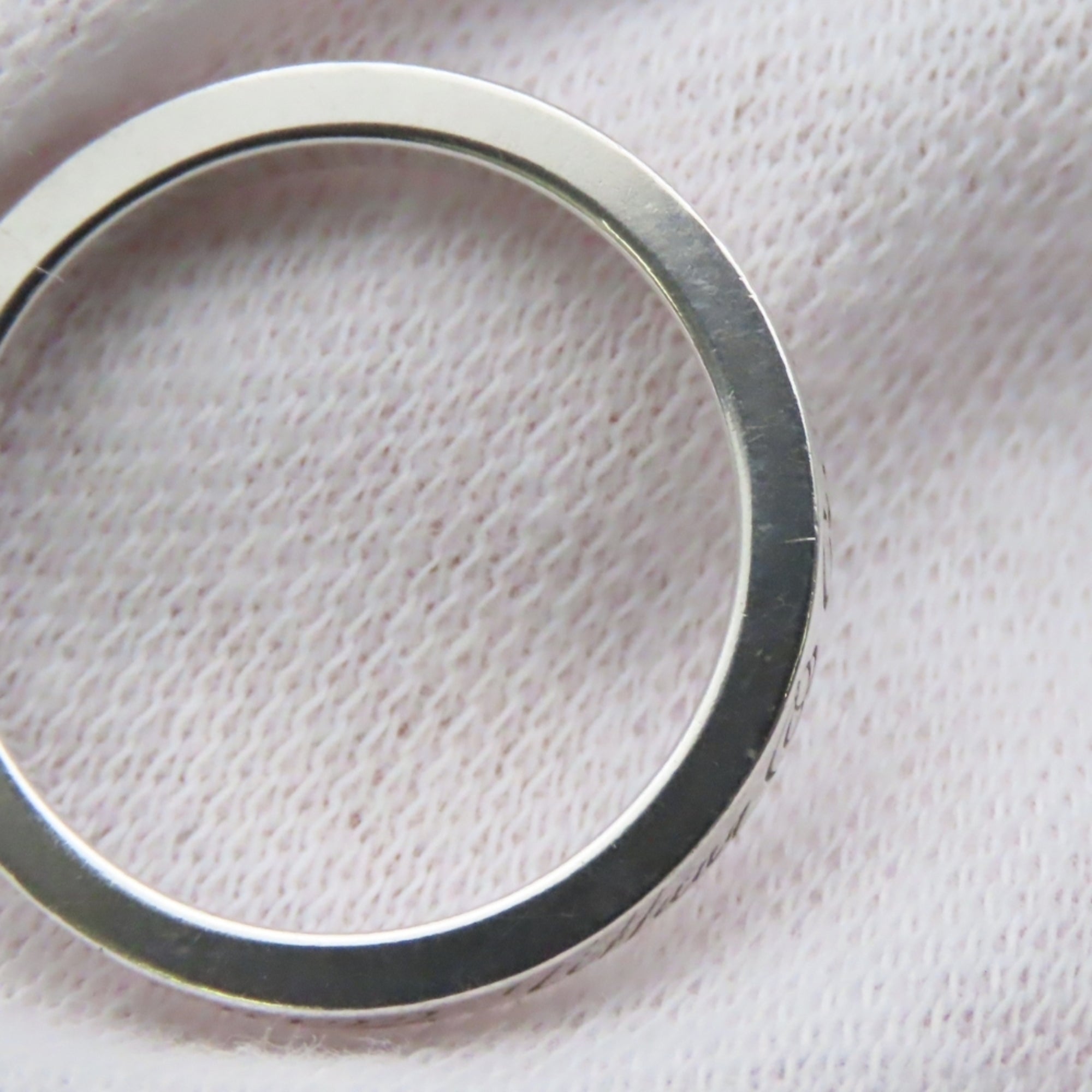 Tiffany Silver Silver 925 Band Ring (Pre-Owned)