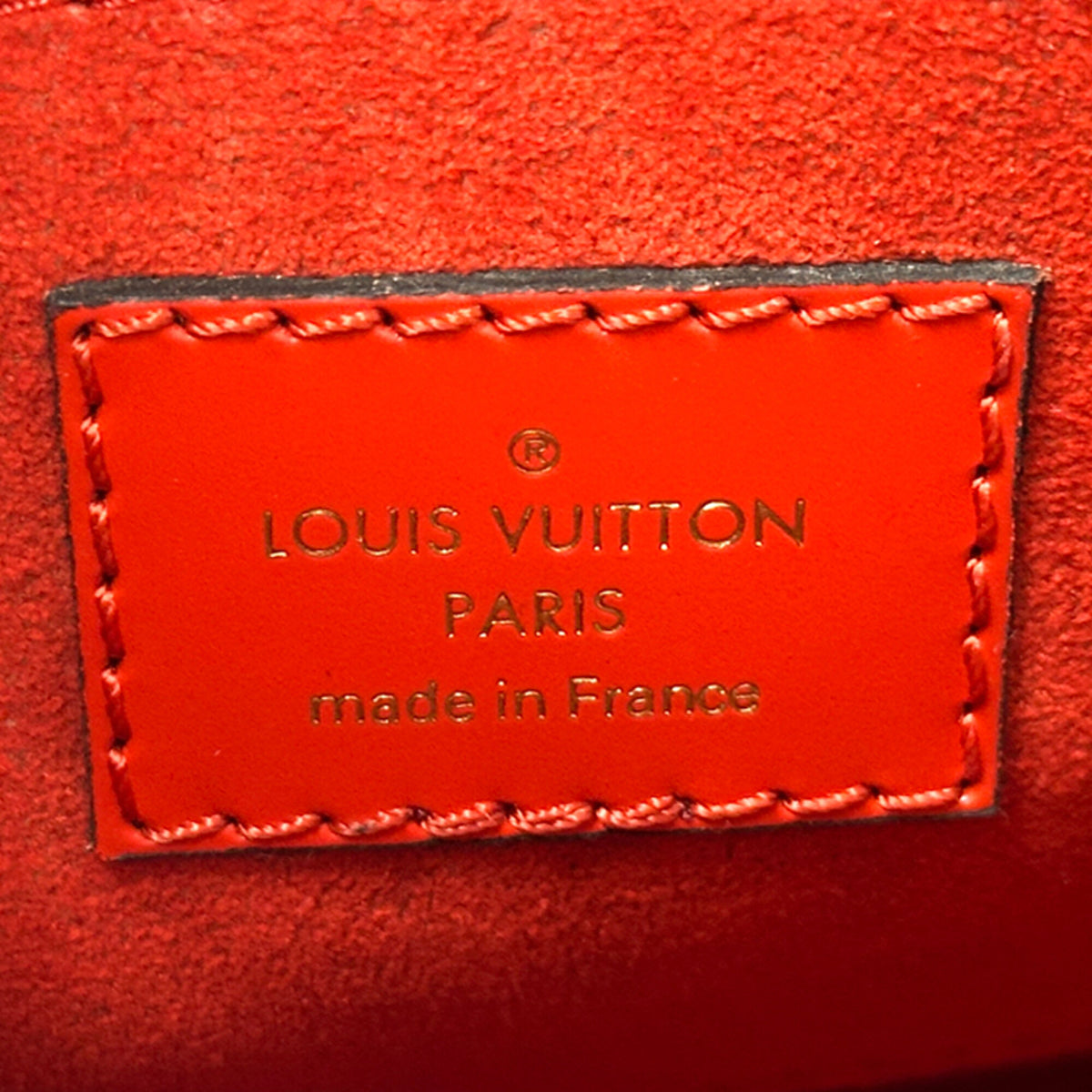 Louis Vuitton Coquelicots Red Color Epi Leather Handbag Shoulder Bag (Pre-Owned)