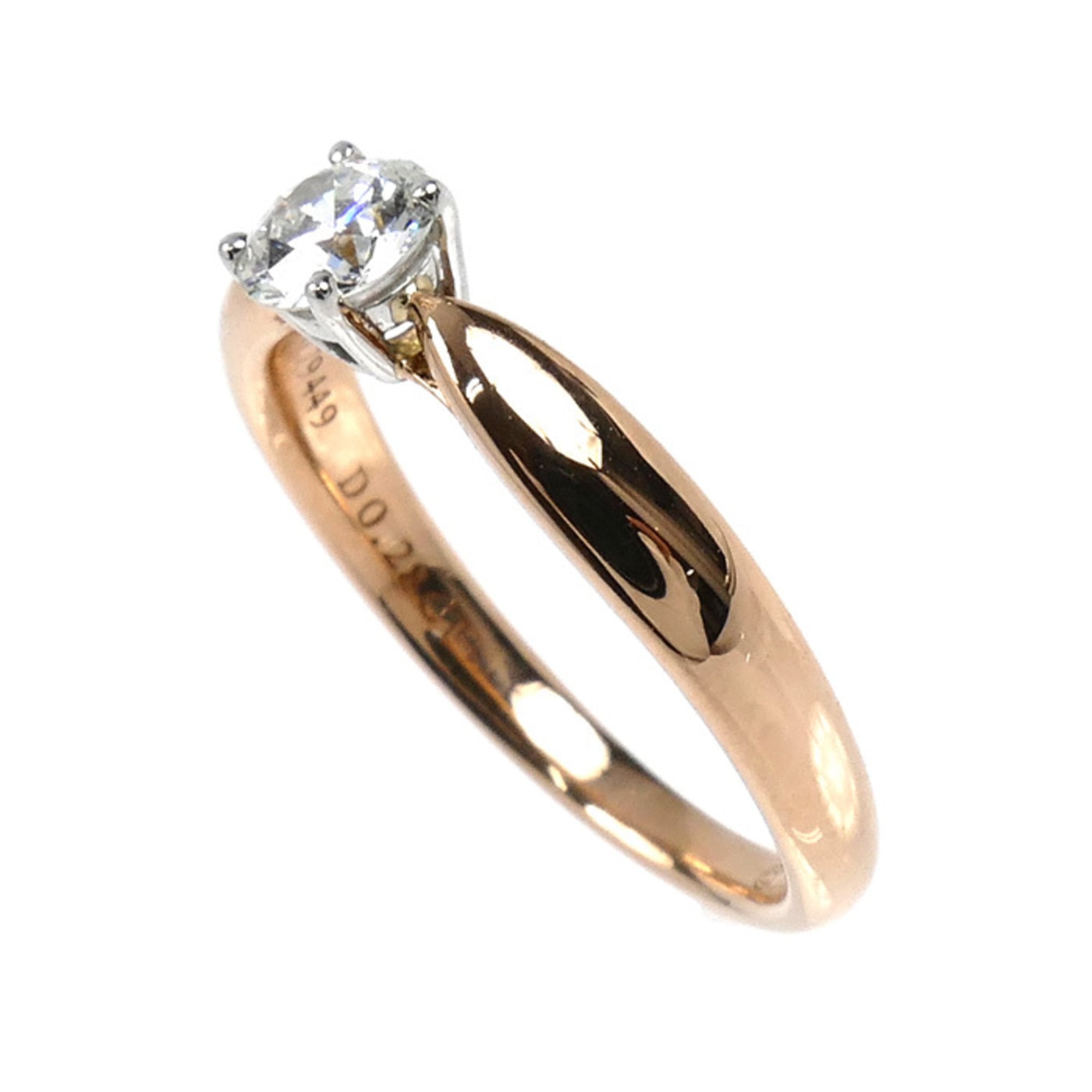 Tiffany Pink Gold (18K) Platinum 950 Band Ring (Pre-Owned)