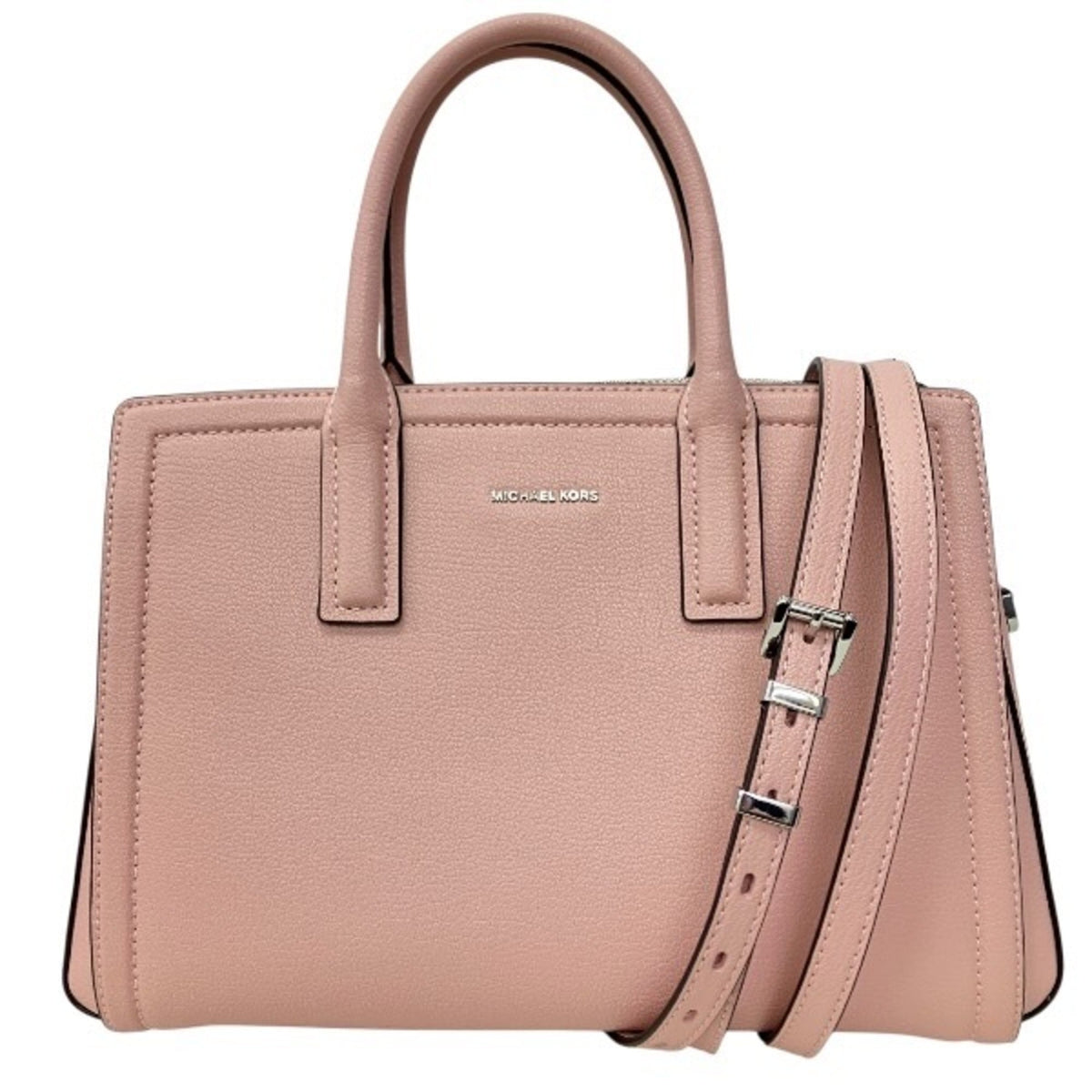 Michael Kors Smoke Pink Leather Handbag Shoulder Bag (Pre-Owned)