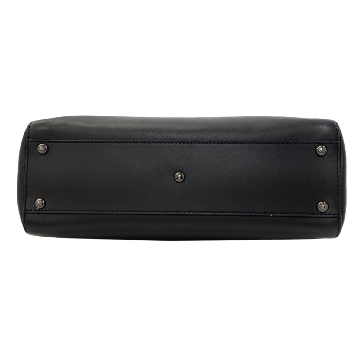 Fendi Black Leather Tote Bag (Pre-Owned)