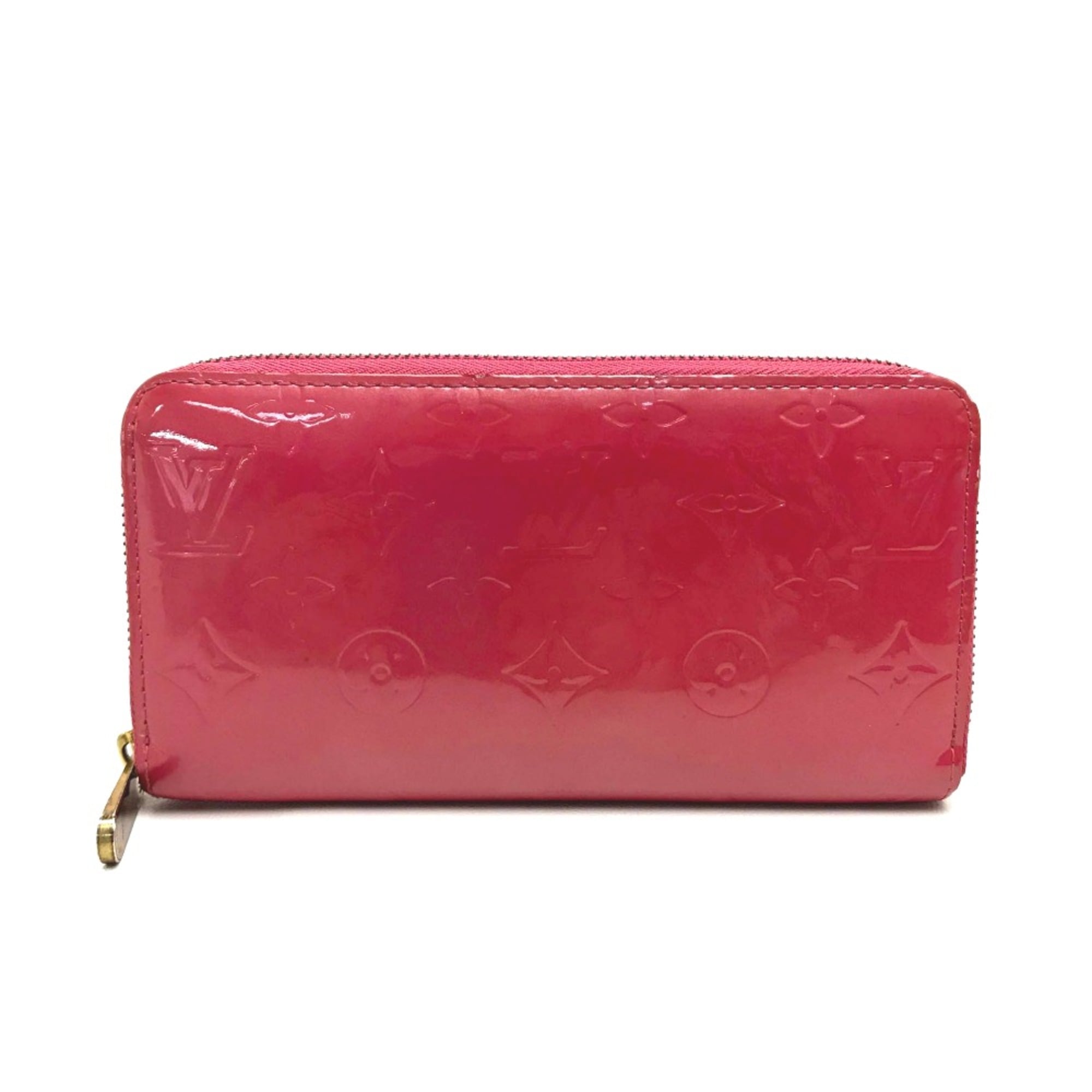 Louis Vuitton Pink Leather Long Wallet (Bi-Fold) (Pre-Owned)