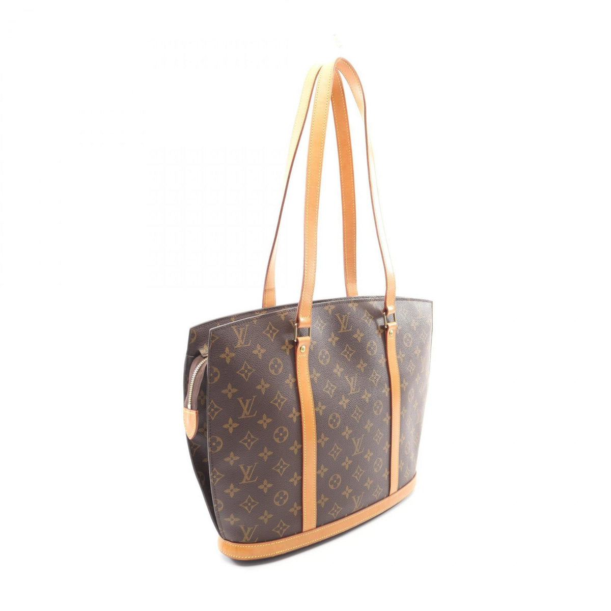 Louis Vuitton Brown Monogram Coated Canvas Leather Handbag Shoulder Bag (Pre-Owned)