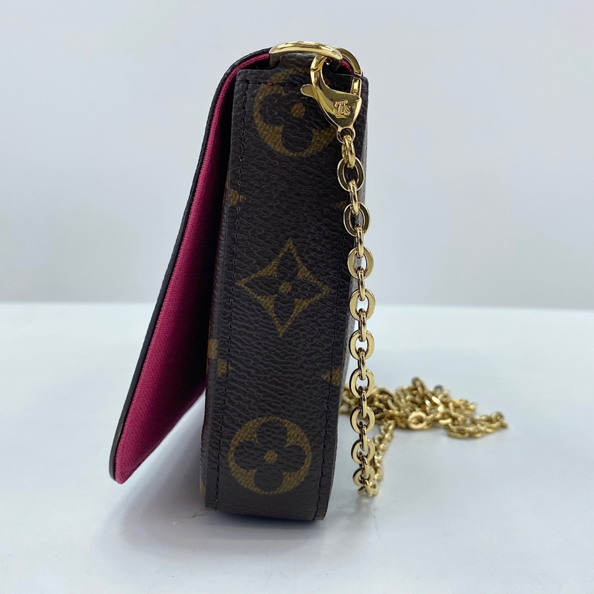 Louis Vuitton Monogram Brown Pochette Shoulder Bag (Pre-Owned)