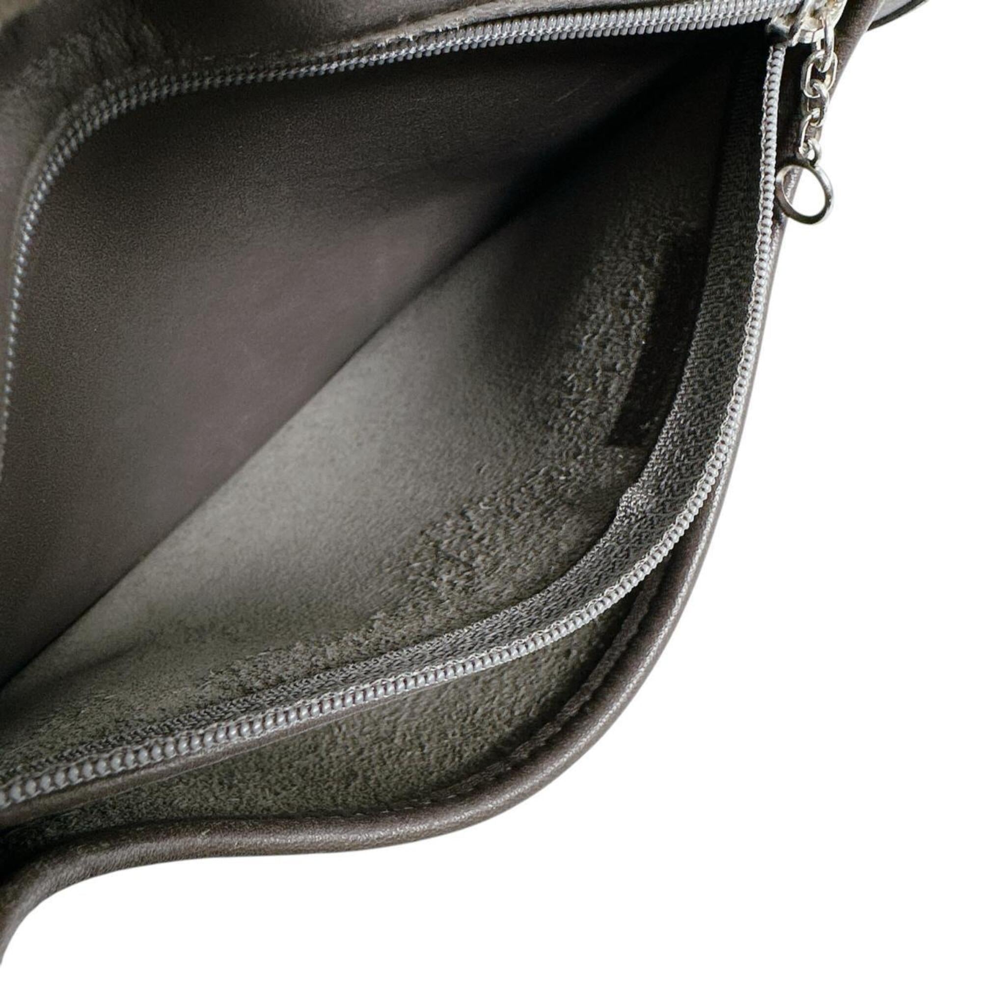 Coach Black Leather Handbag Shoulder Bag (Pre-Owned)