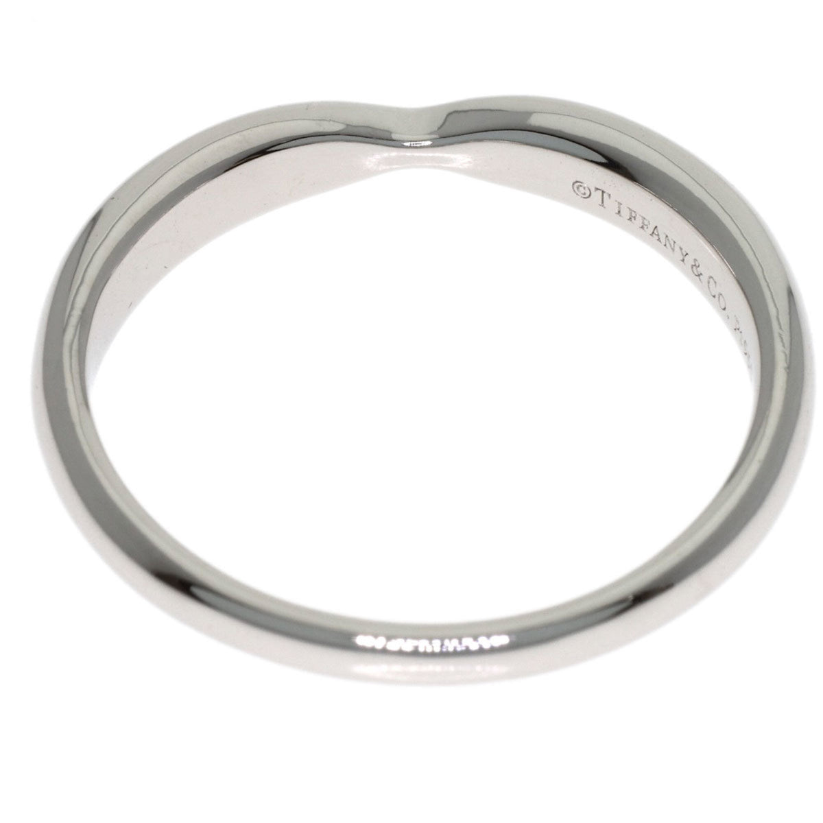 Tiffany Platinum 950 Band Ring (Pre-Owned)