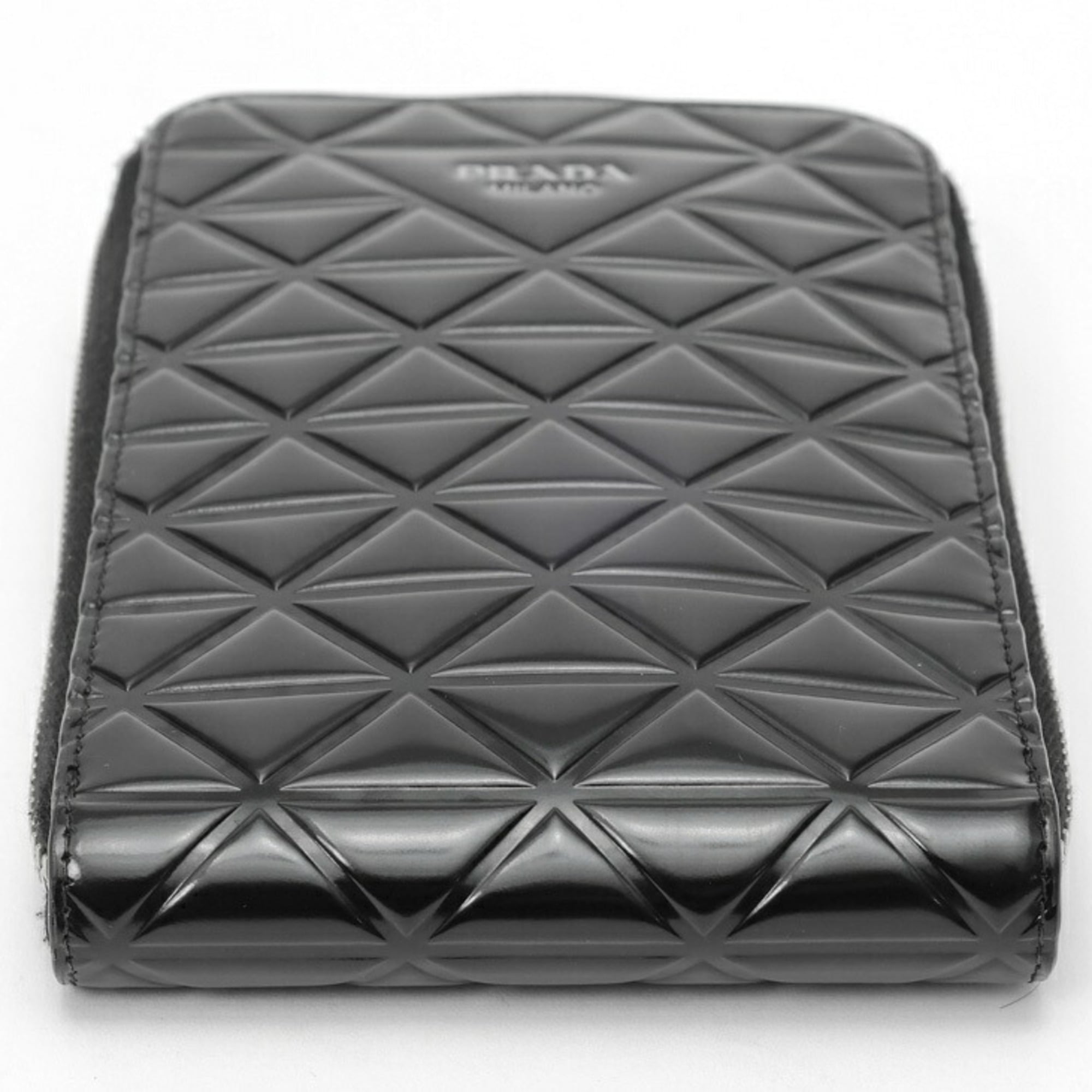 Prada Black Patent Leather Pouch (Pre-Owned)