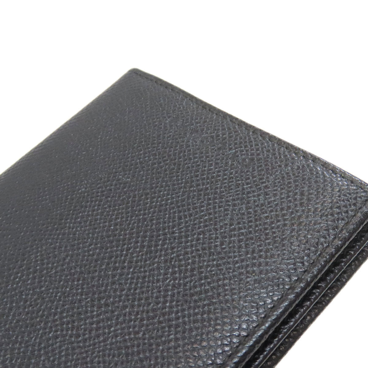 Bvlgari Black Leather Long Wallet (Bi-Fold) (Pre-Owned)