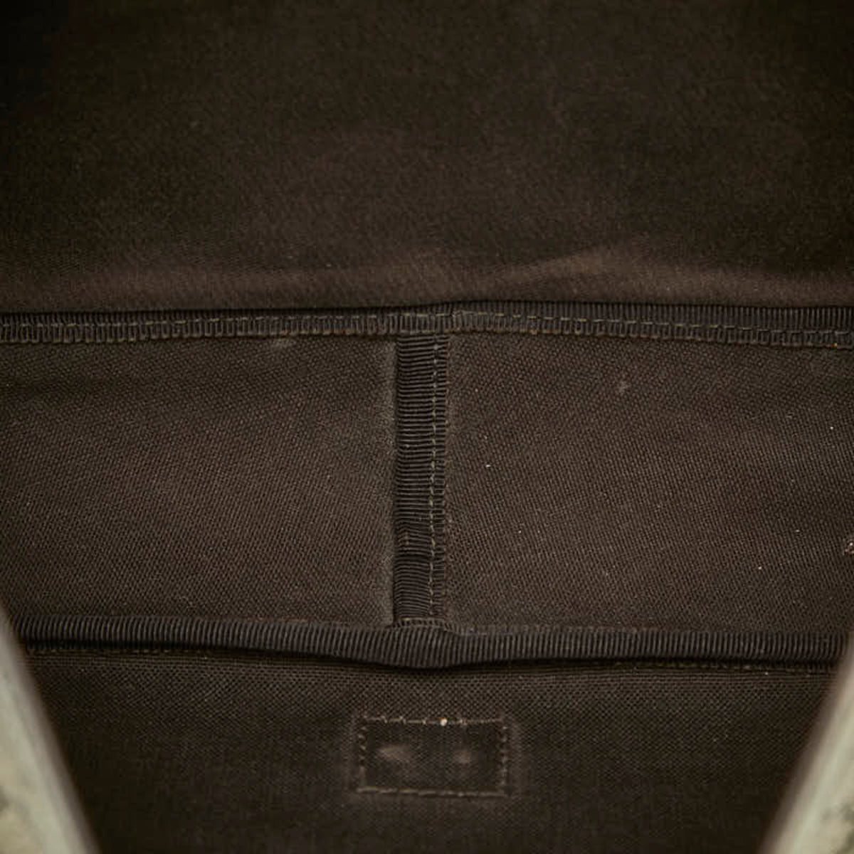 Gucci Beige Brown Leather Pvc Messenger Bag (Pre-Owned)