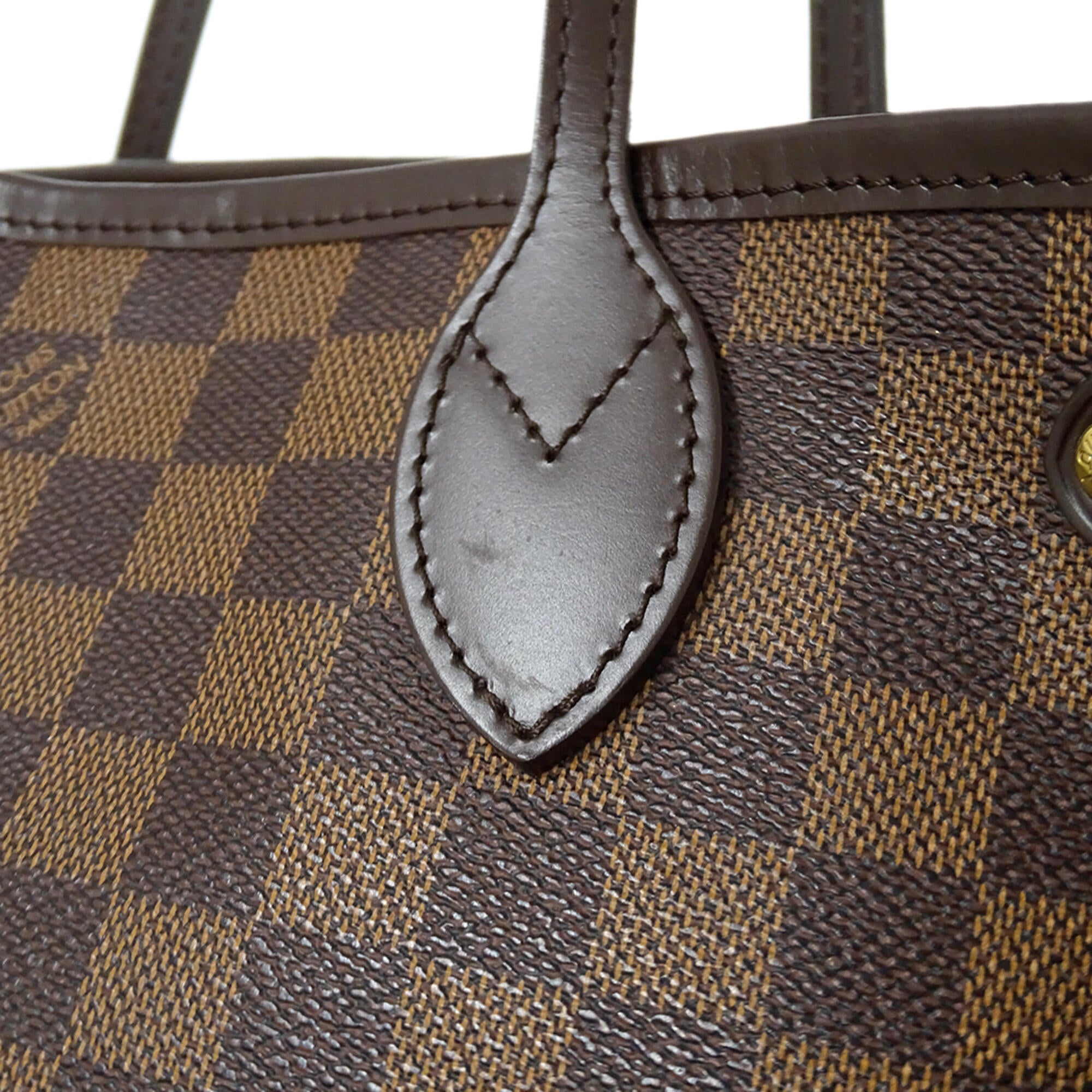 Louis Vuitton Brown Damier Canvas Damier Canvas Handbag Tote Bag (Pre-Owned)