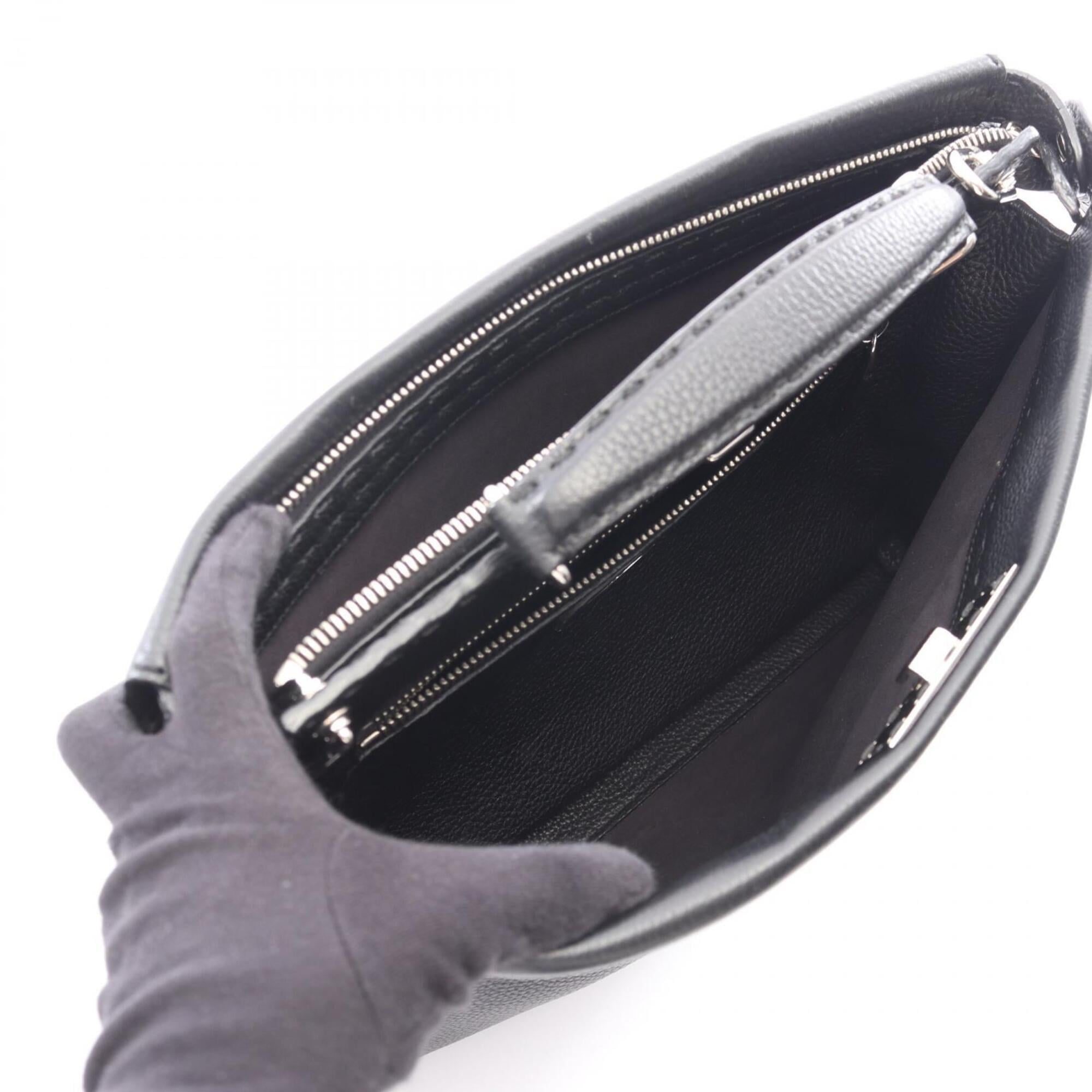Fendi Peekaboo Black Leather Briefcase (Pre-Owned)