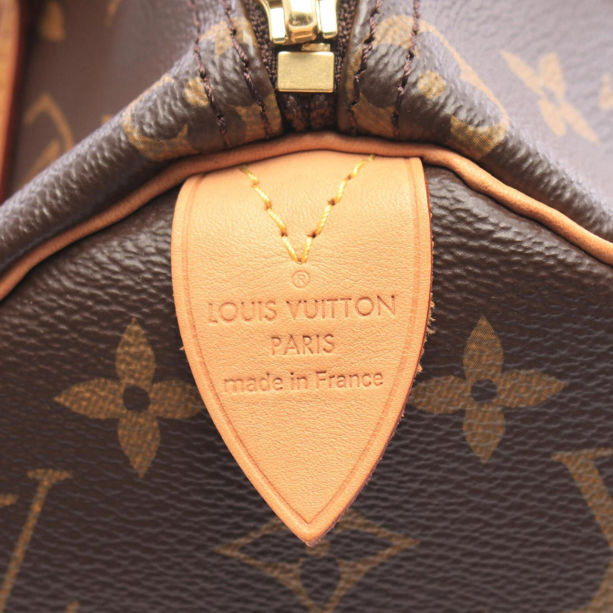Louis Vuitton Brown Coated Canvas Monogram Leather Handbag (Pre-Owned)