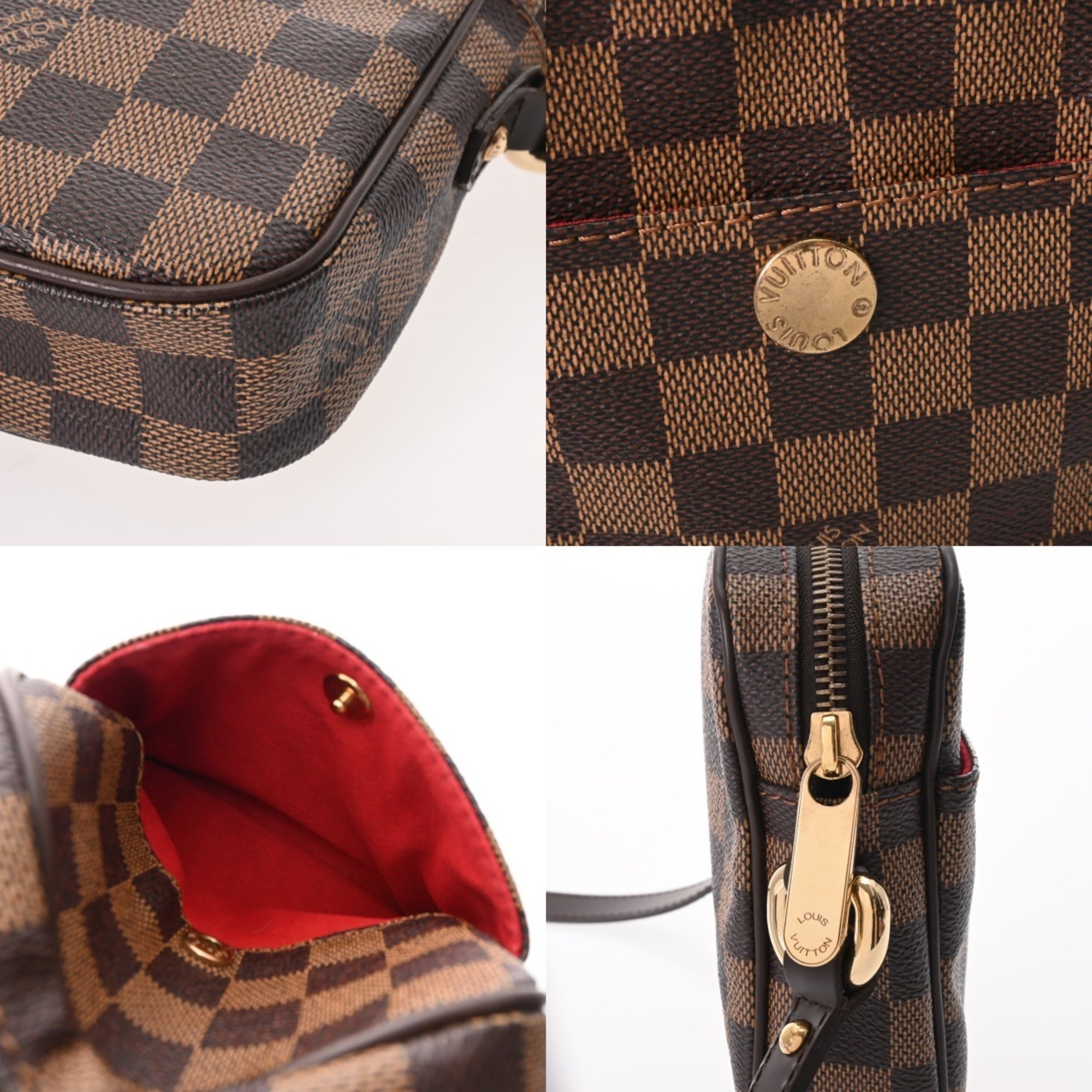 Louis Vuitton Brown Damier Canvas Shoulder Bag (Pre-Owned)