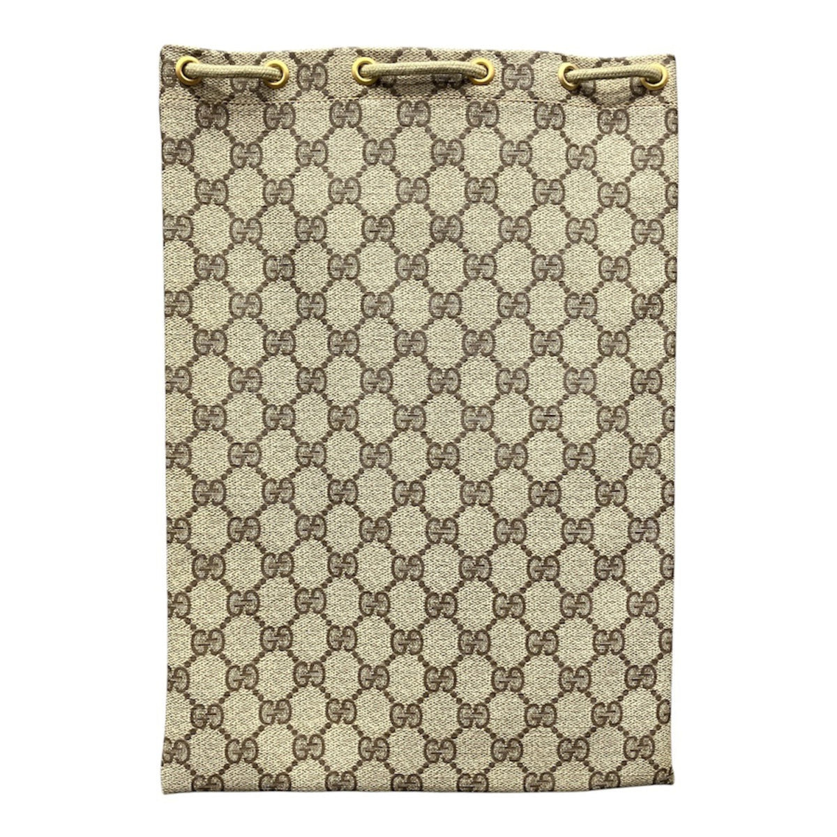 Gucci Beige Pvc Handbag Pouch (Pre-Owned)