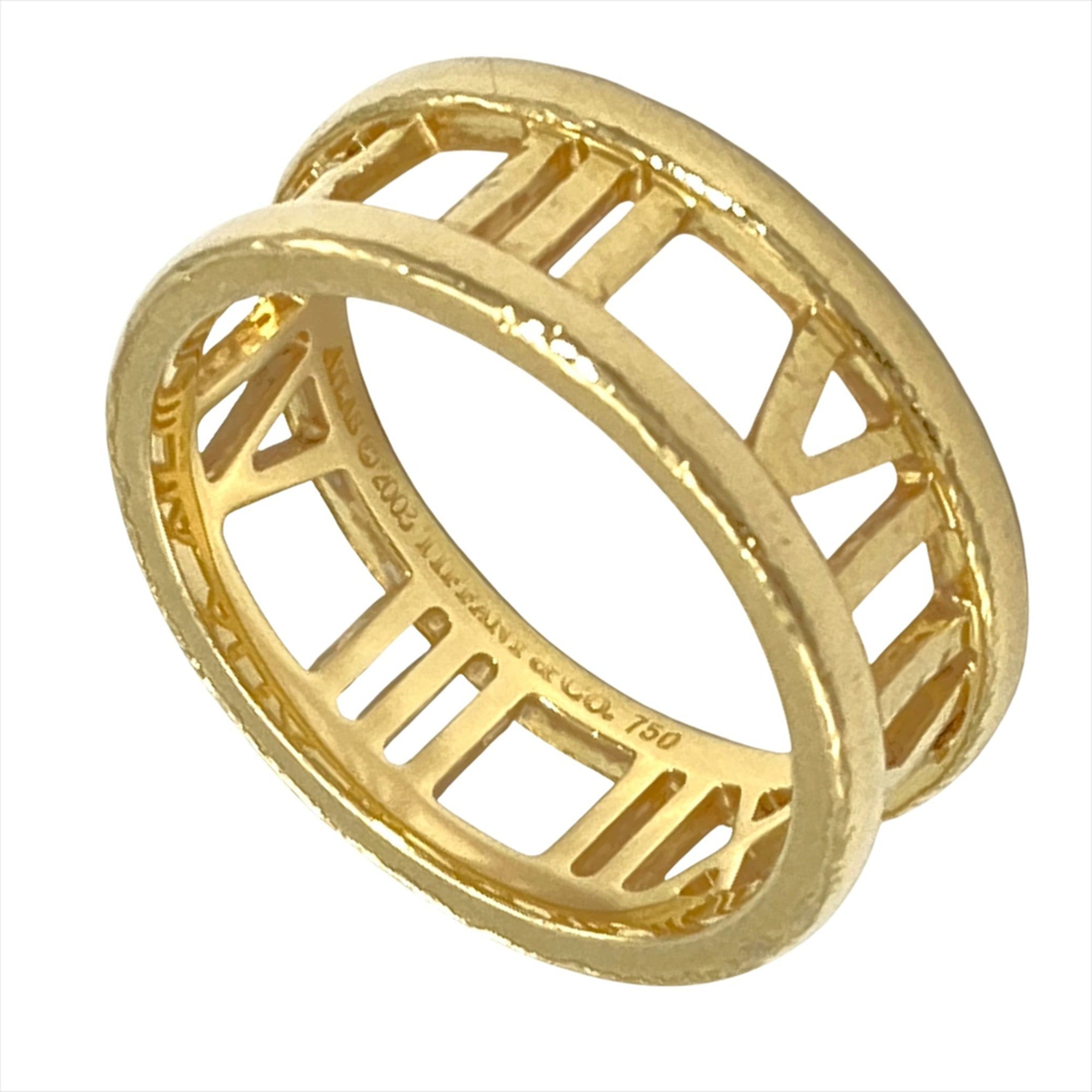 Tiffany Atlas Yellow Gold Yellow Gold (18K) Band Ring (Pre-Owned)