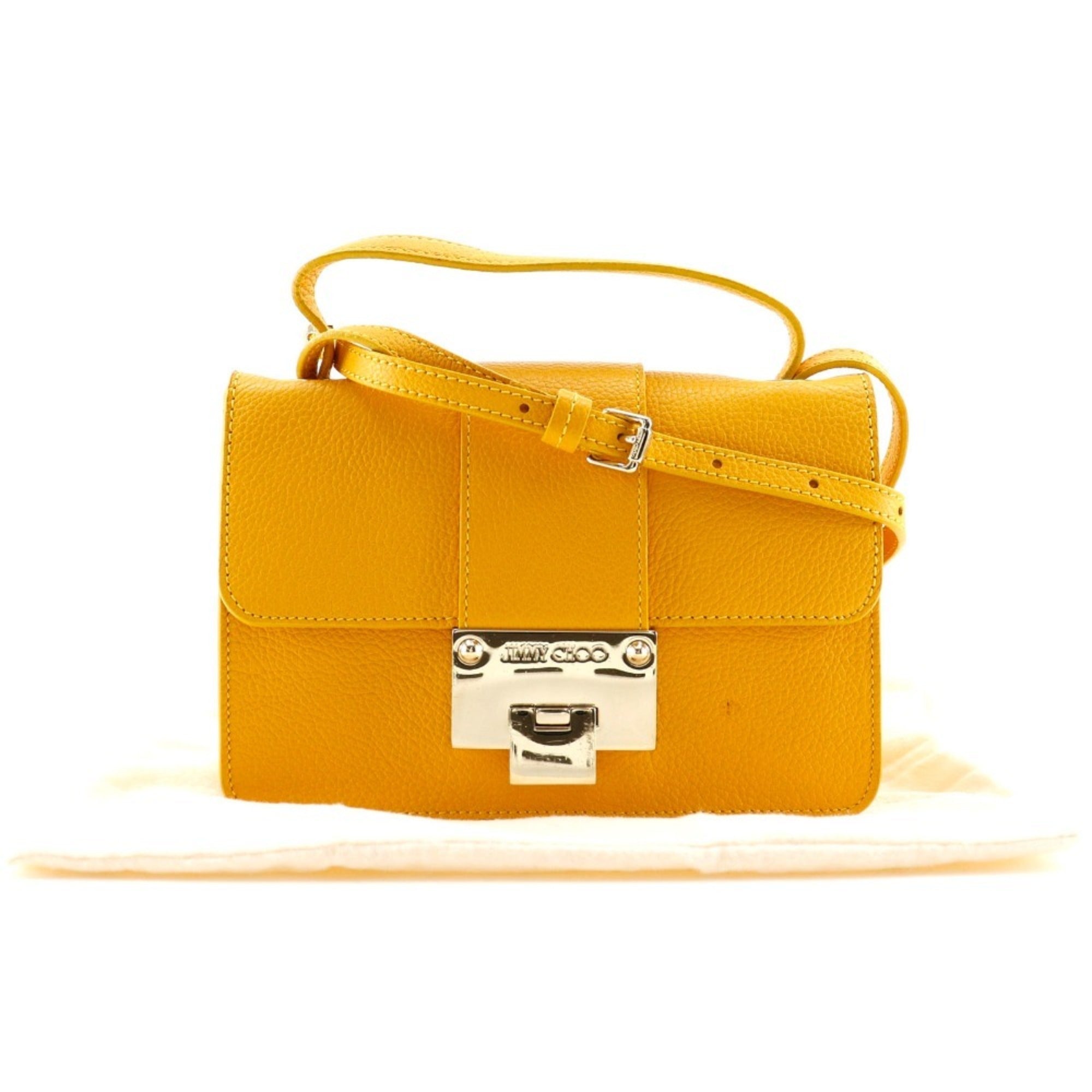 Jimmy Choo Yellow Leather Handbag (Pre-Owned)