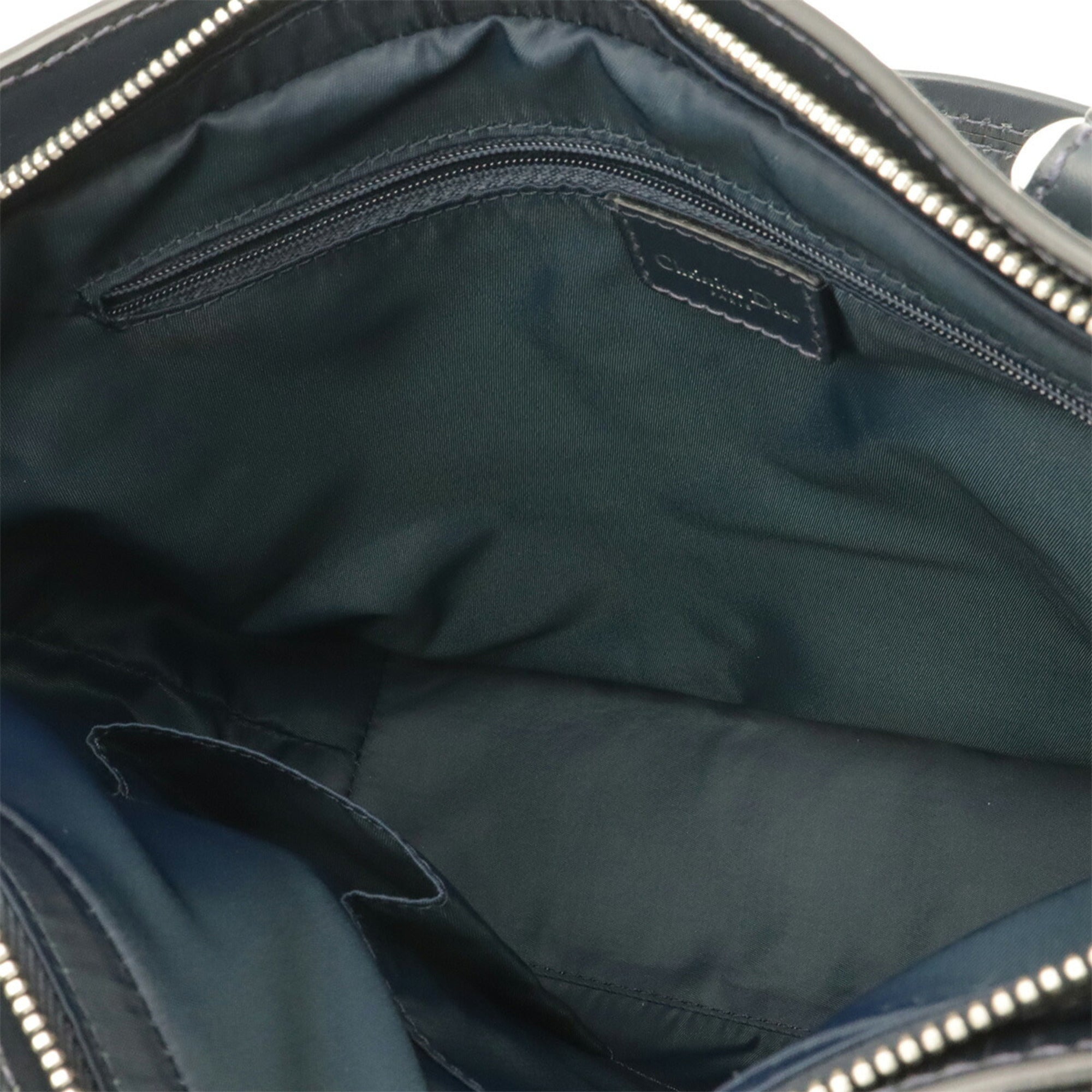 Christian Dior Navy Trotter Handbag Tote Bag (Pre-Owned)