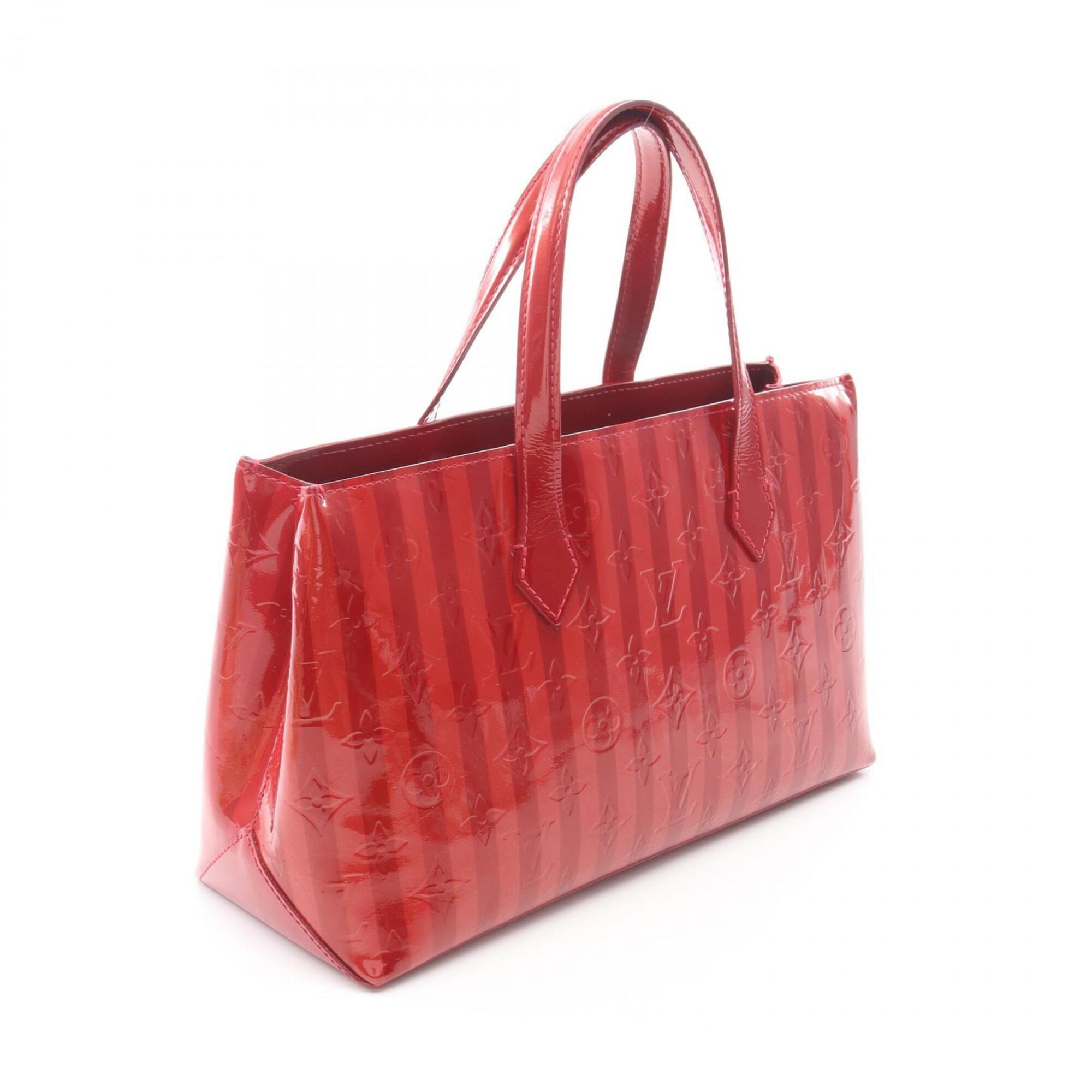 Louis Vuitton Monogram Red Color Monogram Handbag (Pre-Owned)