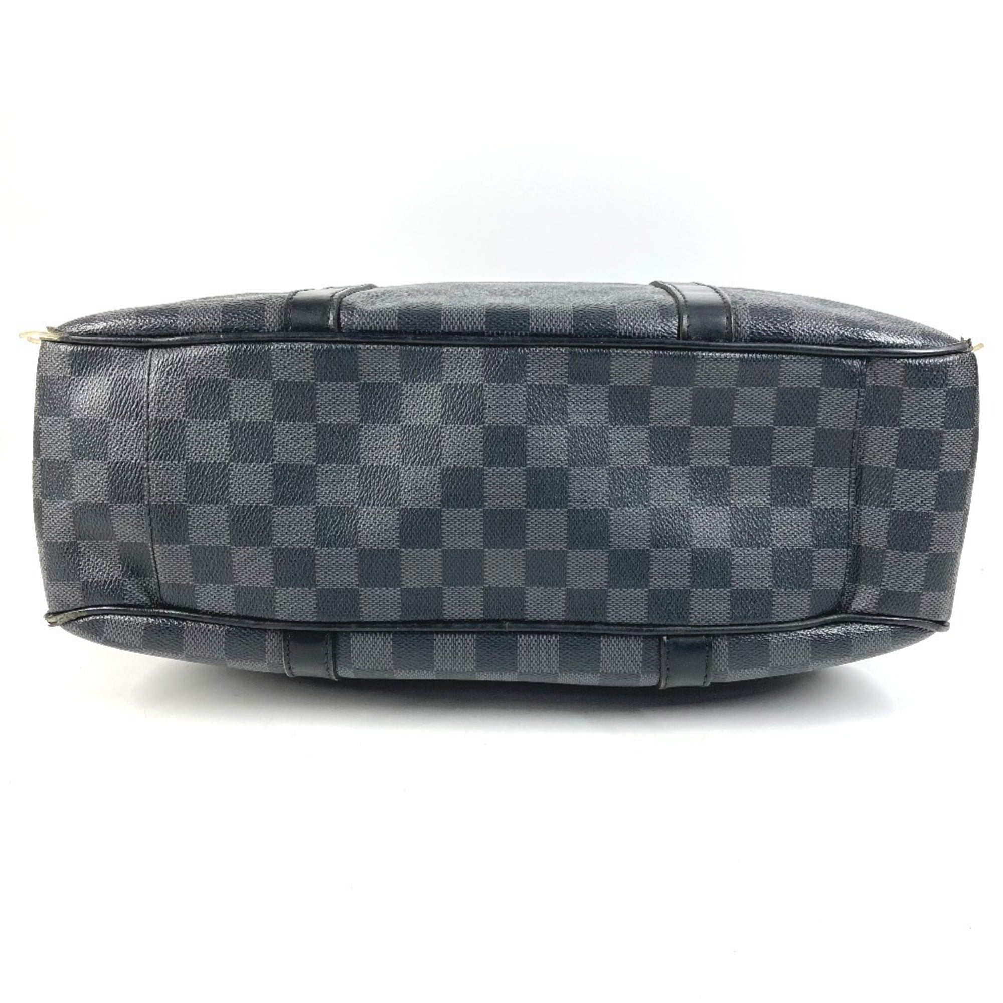 Louis Vuitton Black Galle Damier Graphite Shoulder Bag Tote Bag (Pre-Owned)