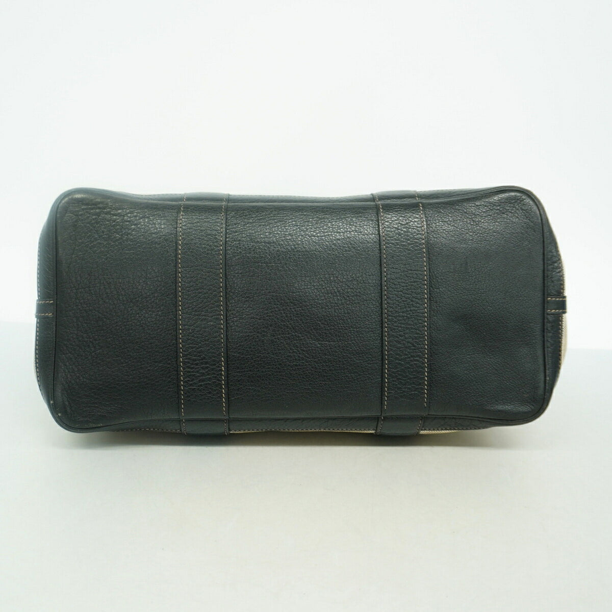 Hermes Black Toile H Tote Bag (Pre-Owned)