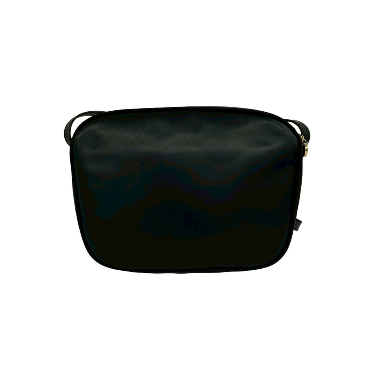 Salvatore Ferragamo Black Leather Pochette Shoulder Bag (Pre-Owned)