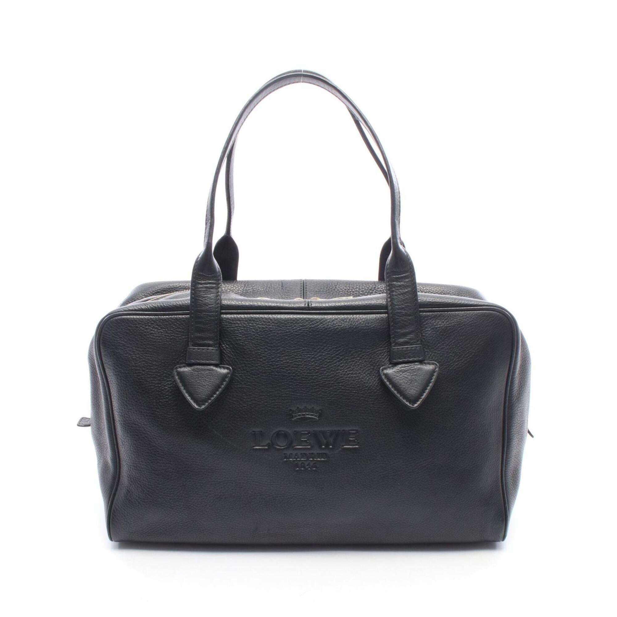 Loewe Black Leather Handbag (Pre-Owned)