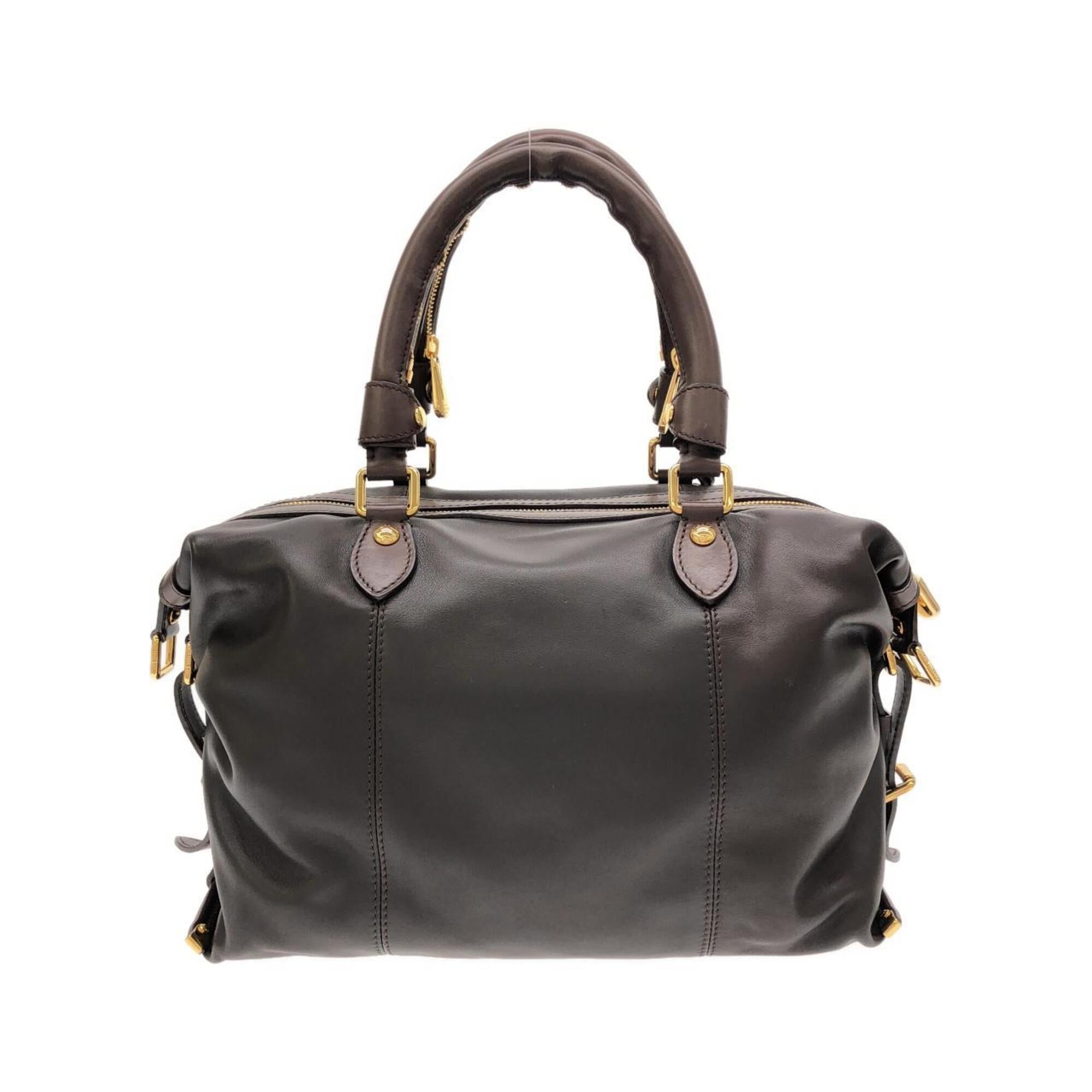Louis Vuitton Brown Leather Handbag (Pre-Owned)