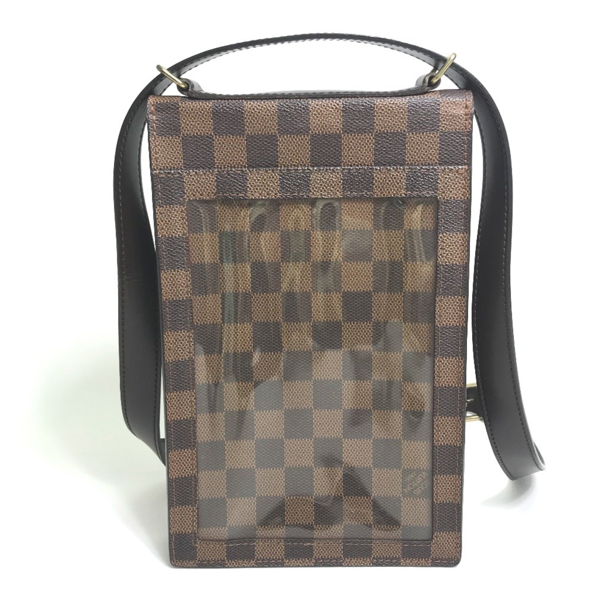 Louis Vuitton Brown Damier Canvas Ebene Damier Canvas Pochette Shoulder Bag (Pre-Owned)