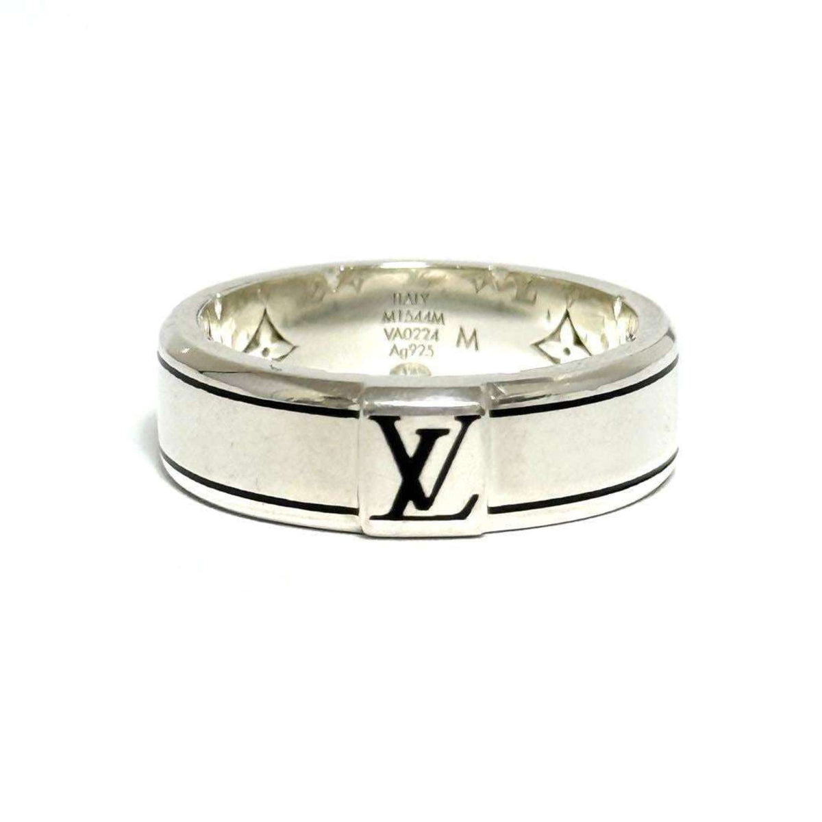 Louis Vuitton Silver Silver 925 Band Ring (Pre-Owned)