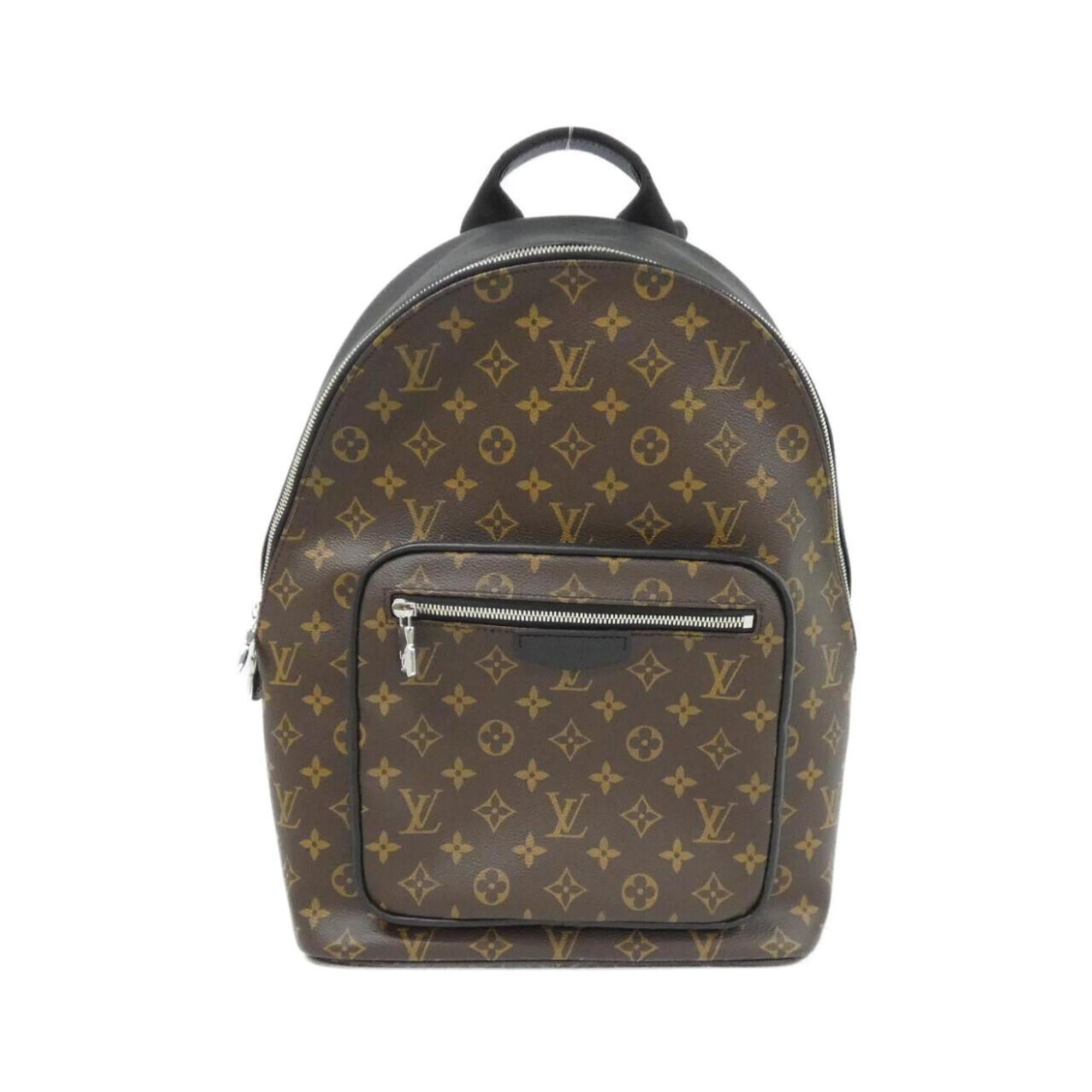 Louis Vuitton Monogram Macassar Marron Coated Canvas Backpack (Pre-Owned)
