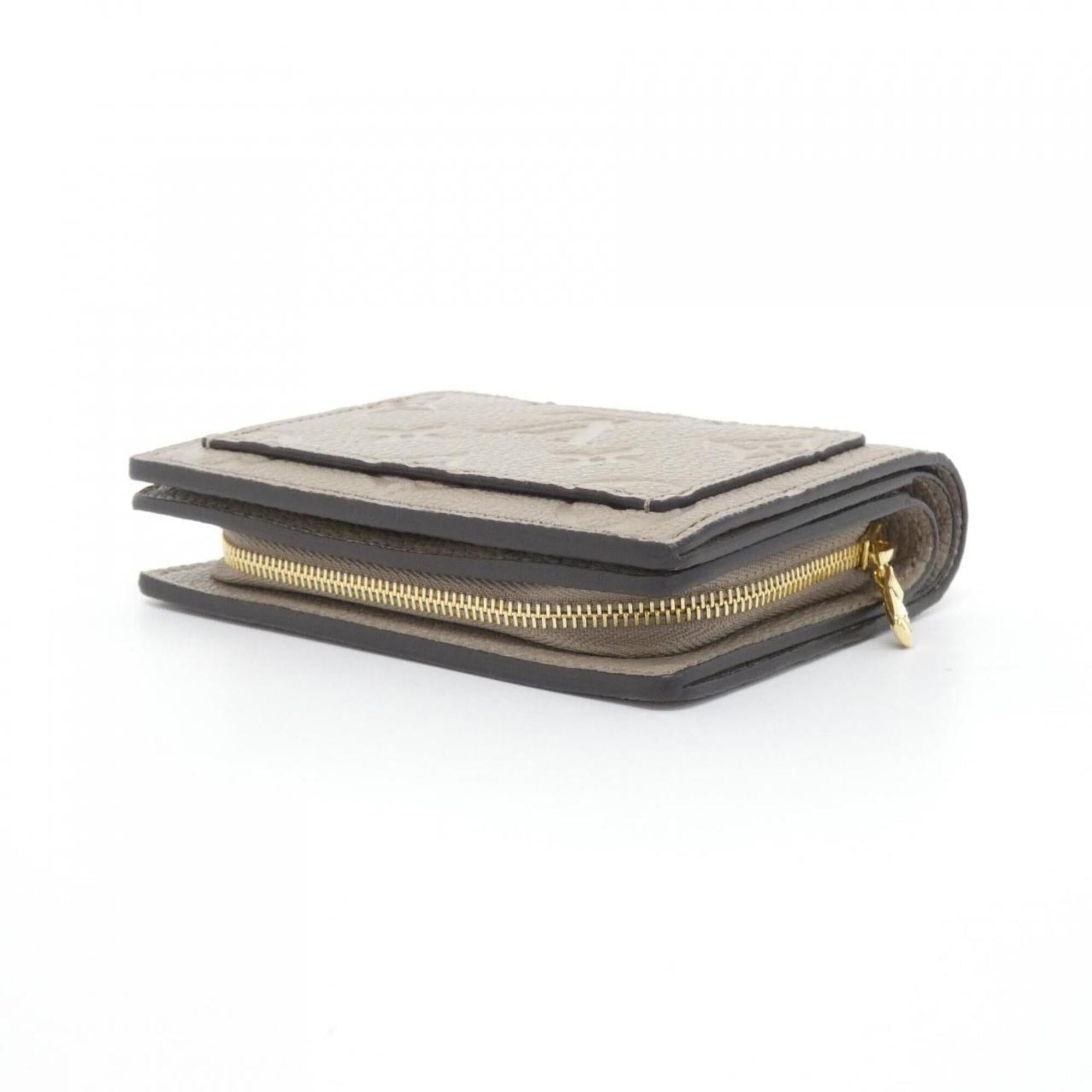 Louis Vuitton Tourterelle Leather Wallet (Bi-Fold) (Pre-Owned)
