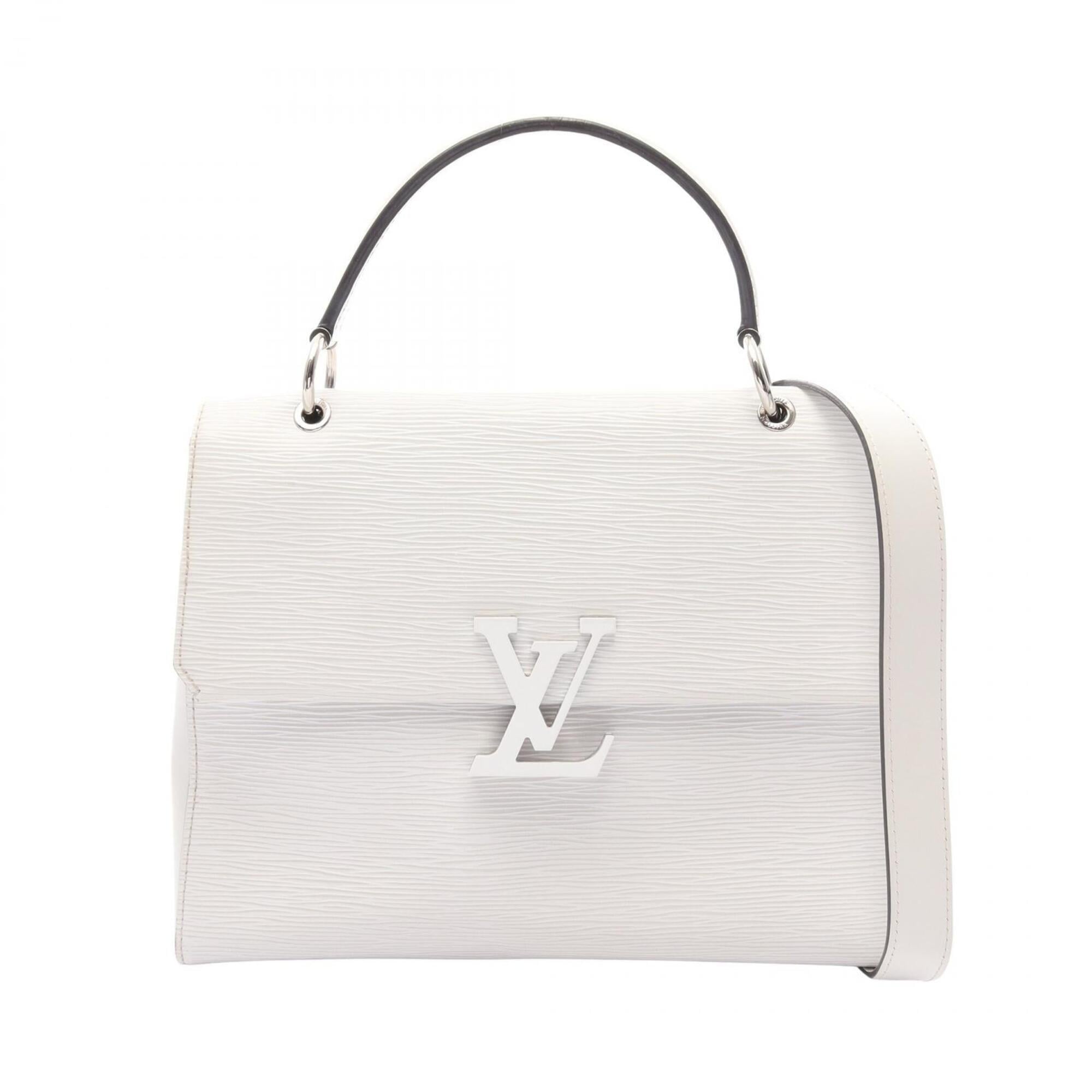 Louis Vuitton Epi Blanc White Epi Leather Handbag (Pre-Owned)