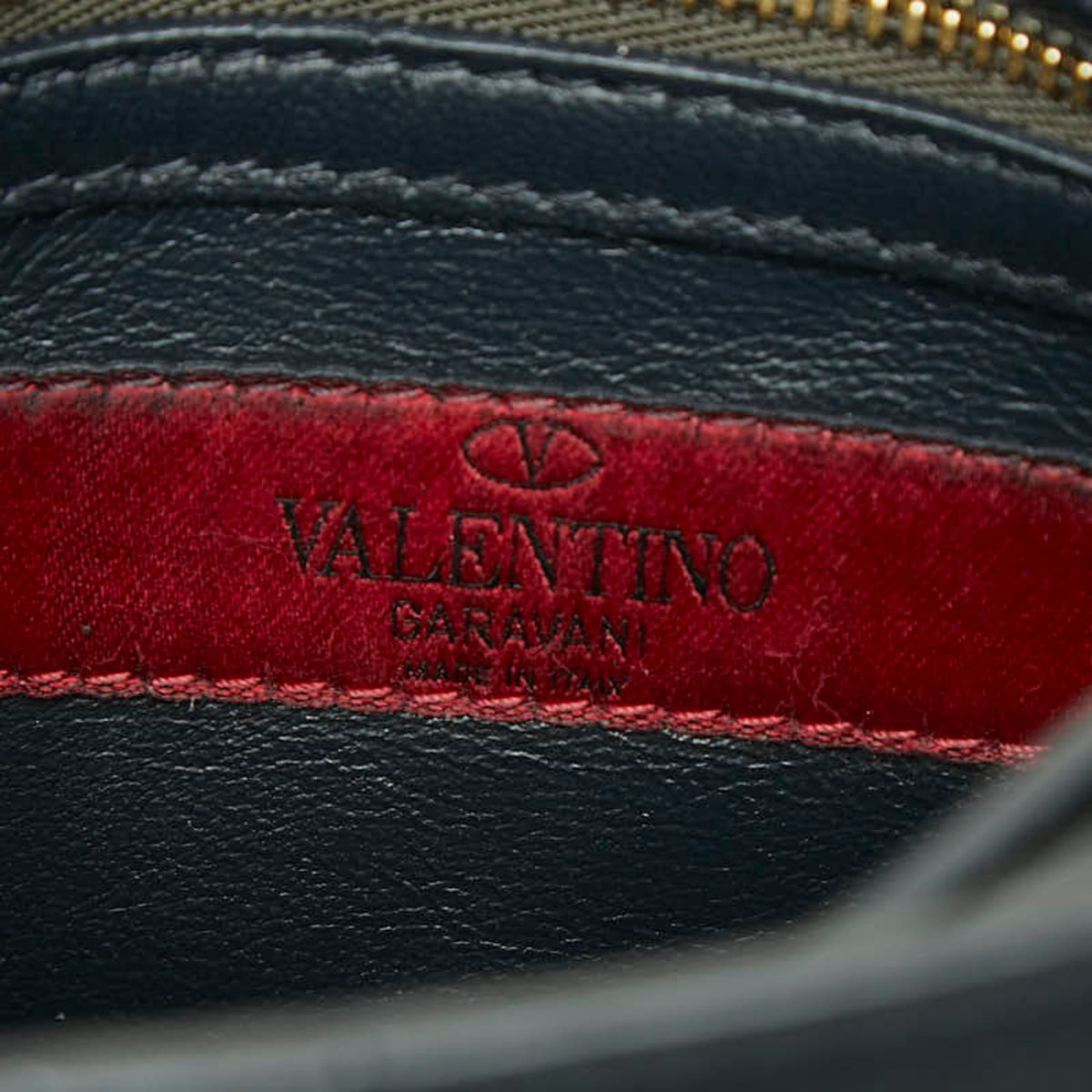 Valentino Black Leather Handbag Shoulder Bag (Pre-Owned)
