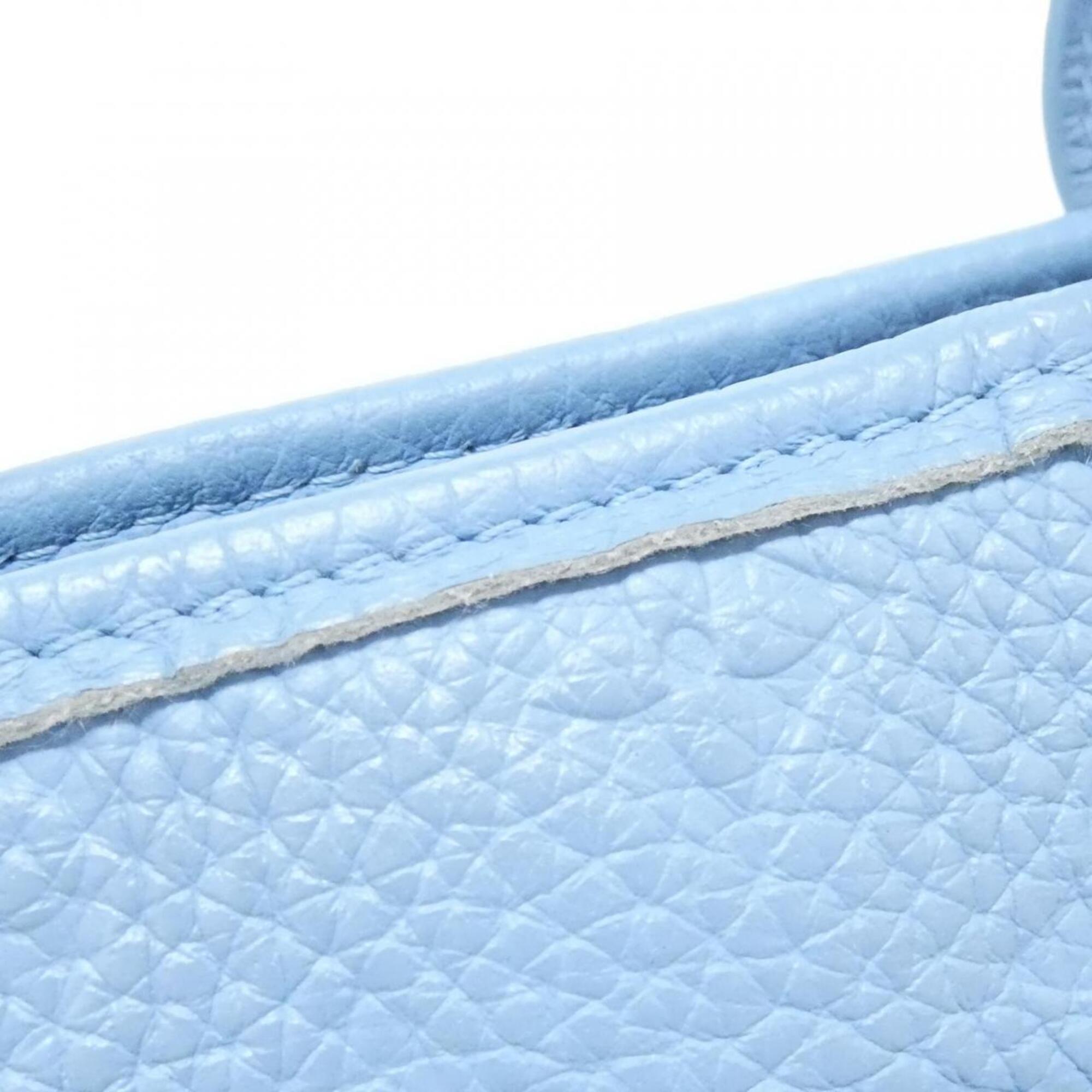 Louis Vuitton Blue Leather Handbag (Pre-Owned)